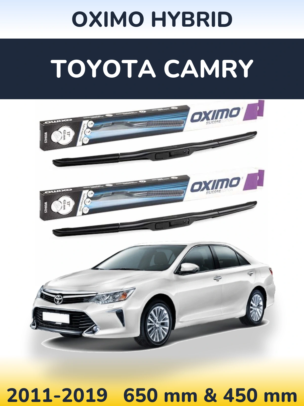 Ștergătoare Oximo Hybrid pentru Toyota Camry