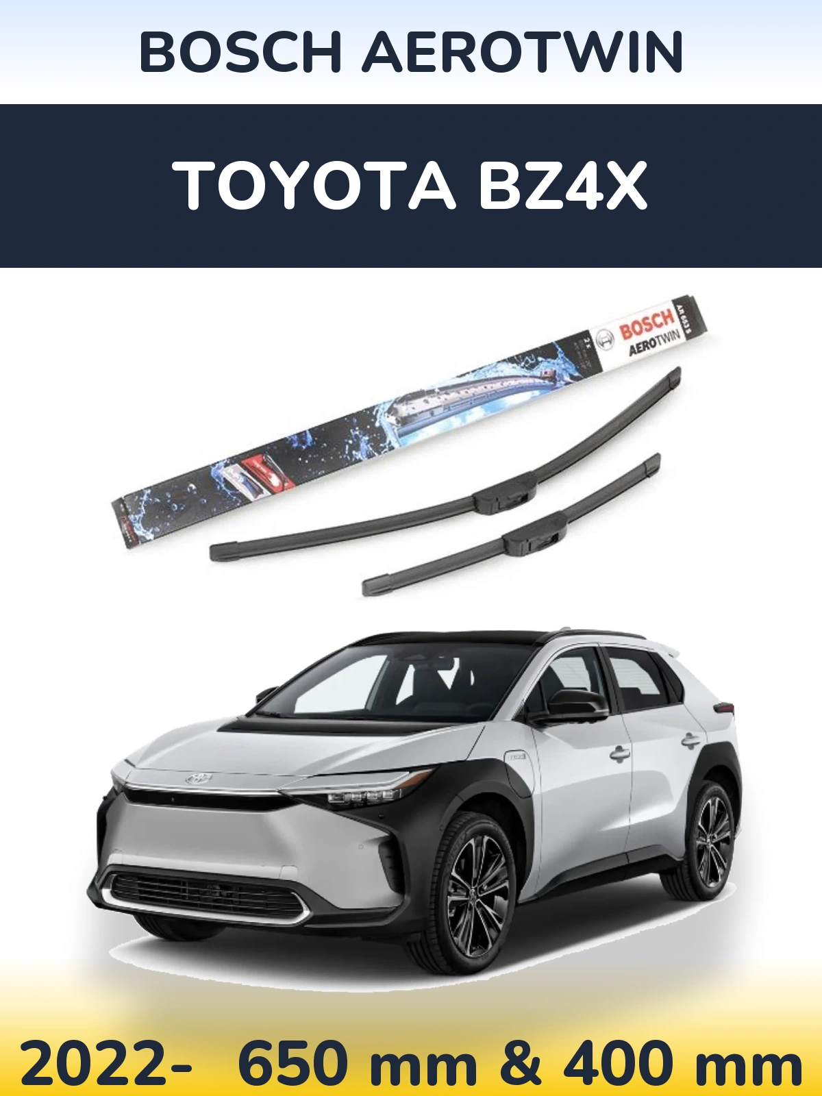 Ștergătoare BOSCH AeroTwin pentru Toyota bZ4X