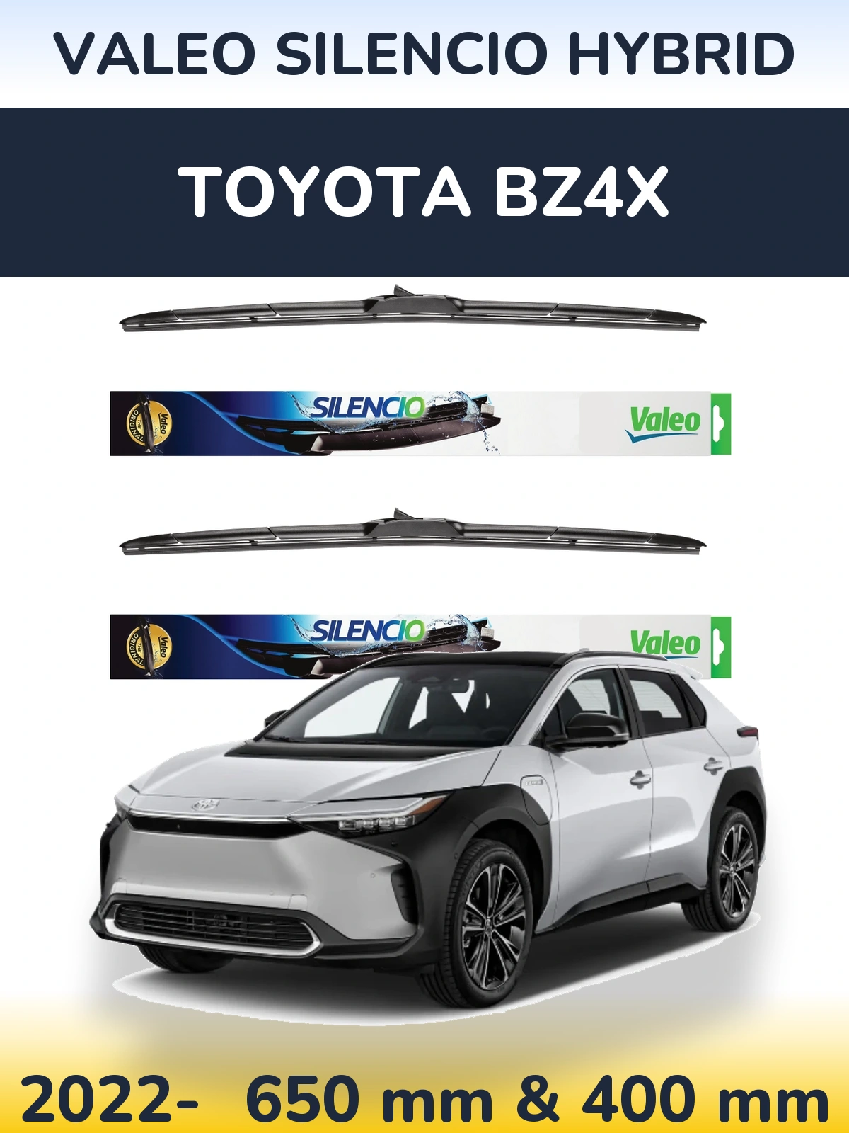Ștergătoare Valeo Silencio Hybrid pentru Toyota bZ4X