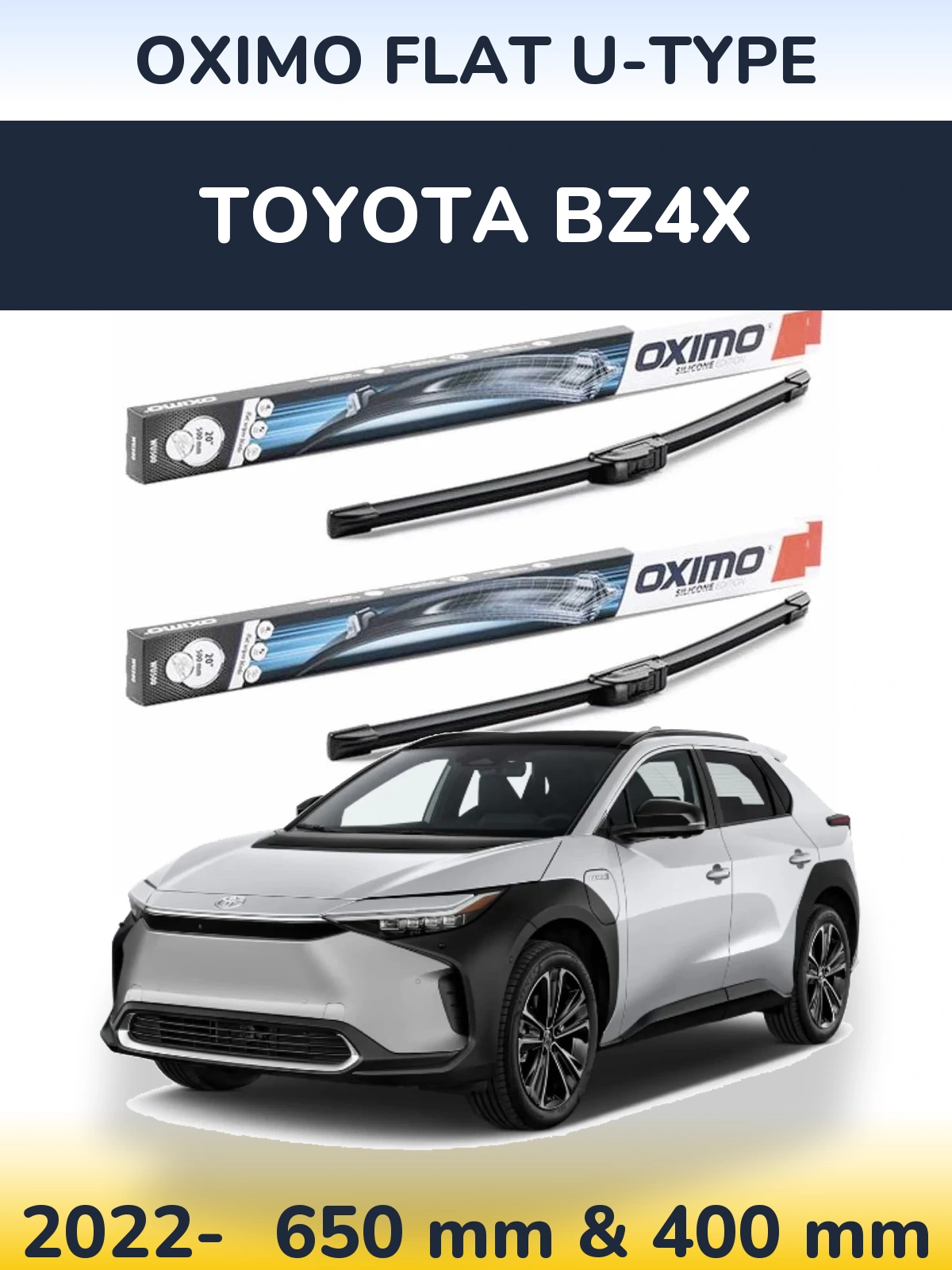 Ștergătoare Oximo Flat U-type pentru Toyota bZ4X