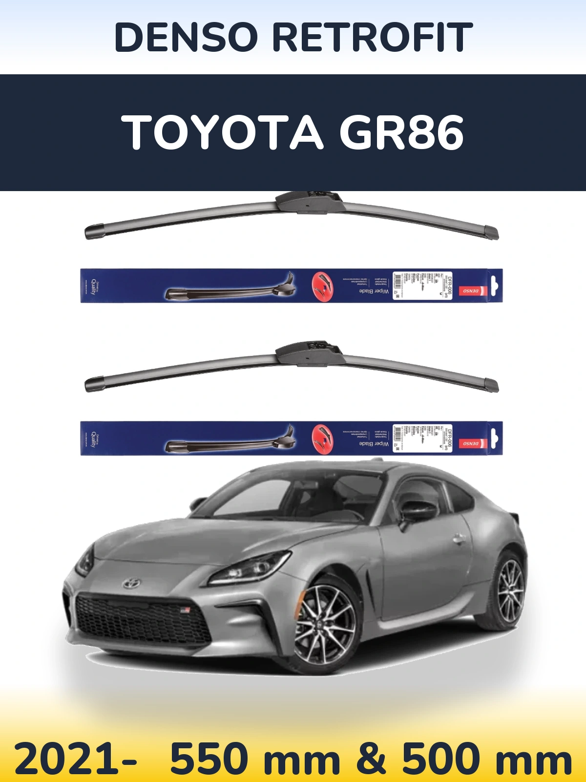 Ștergătoare Denso Retrofit pentru Toyota GR86