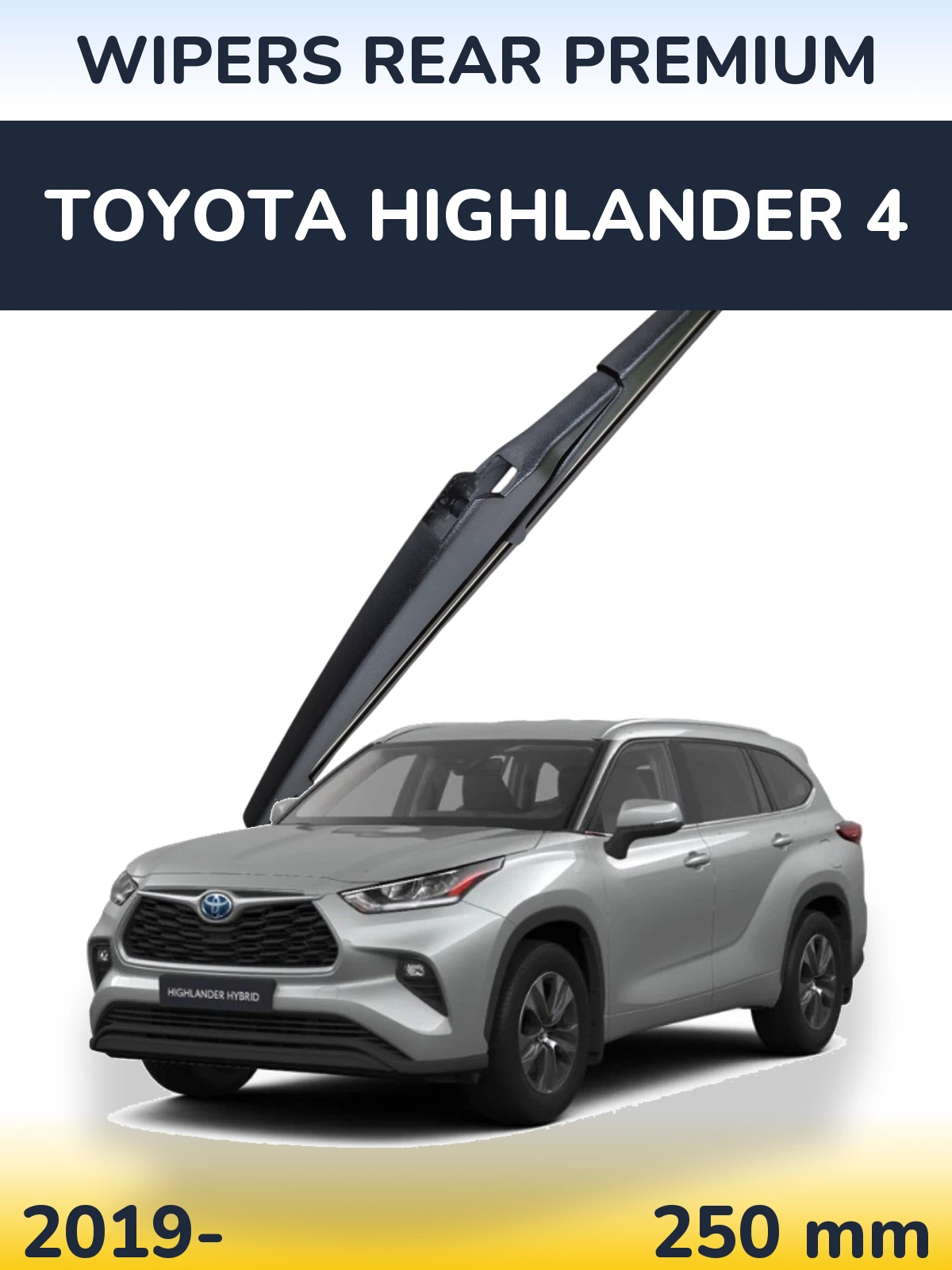 Ștergătoare WIPERS REAR PREMIUM pentru Toyota Highlander 4