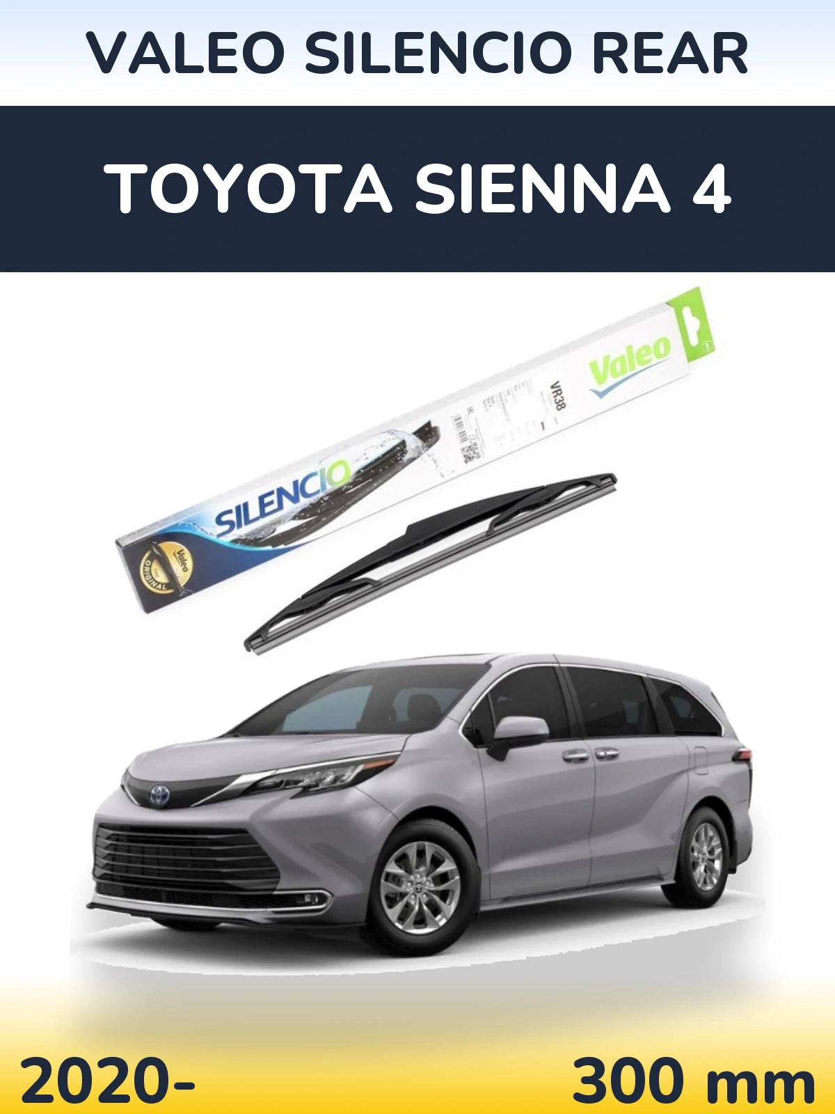 Ștergătoare Valeo Silencio Rear pentru Toyota Sienna 4