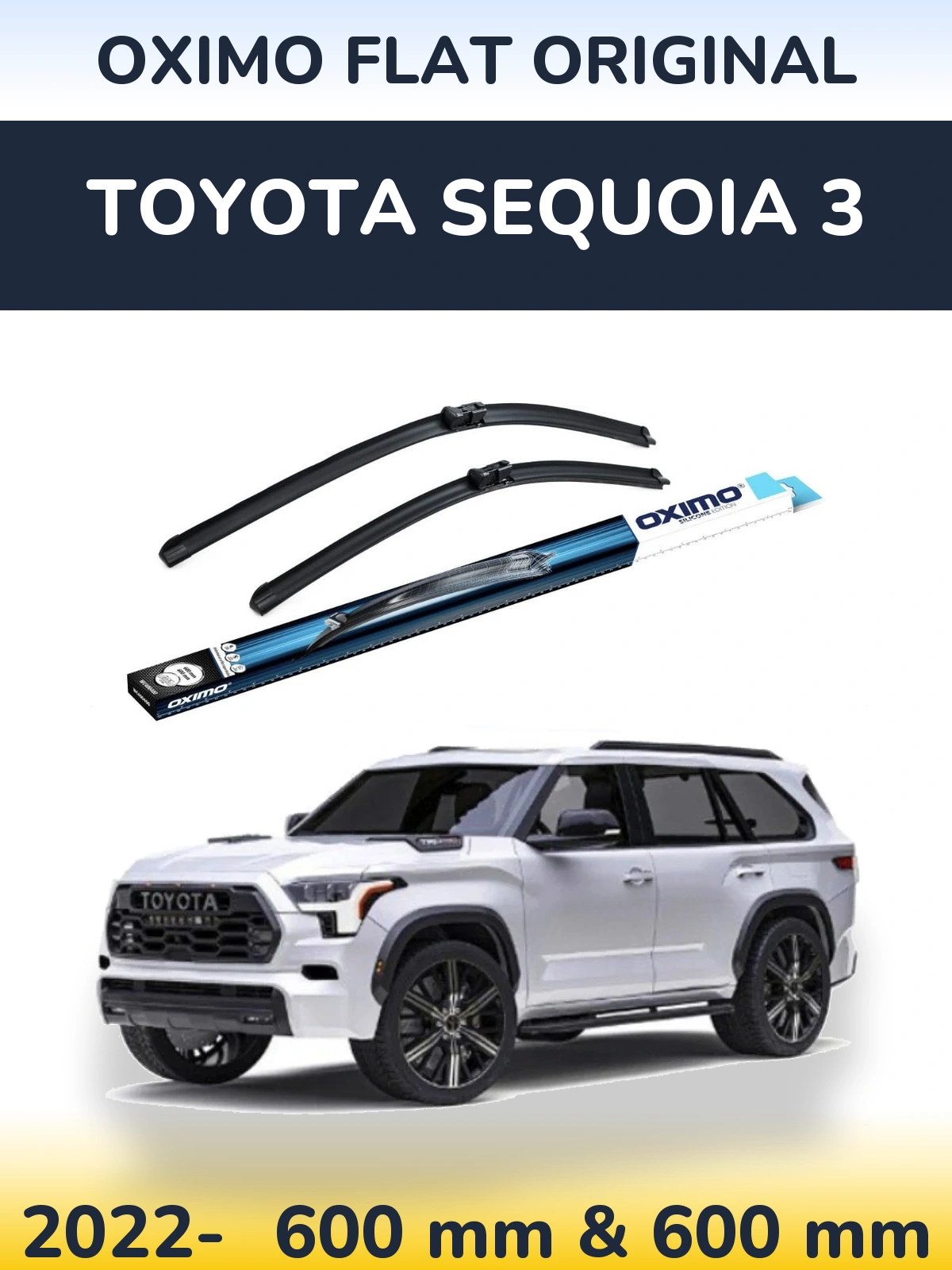 Ștergătoare Oximo Flat Original pentru Toyota Sequoia 3