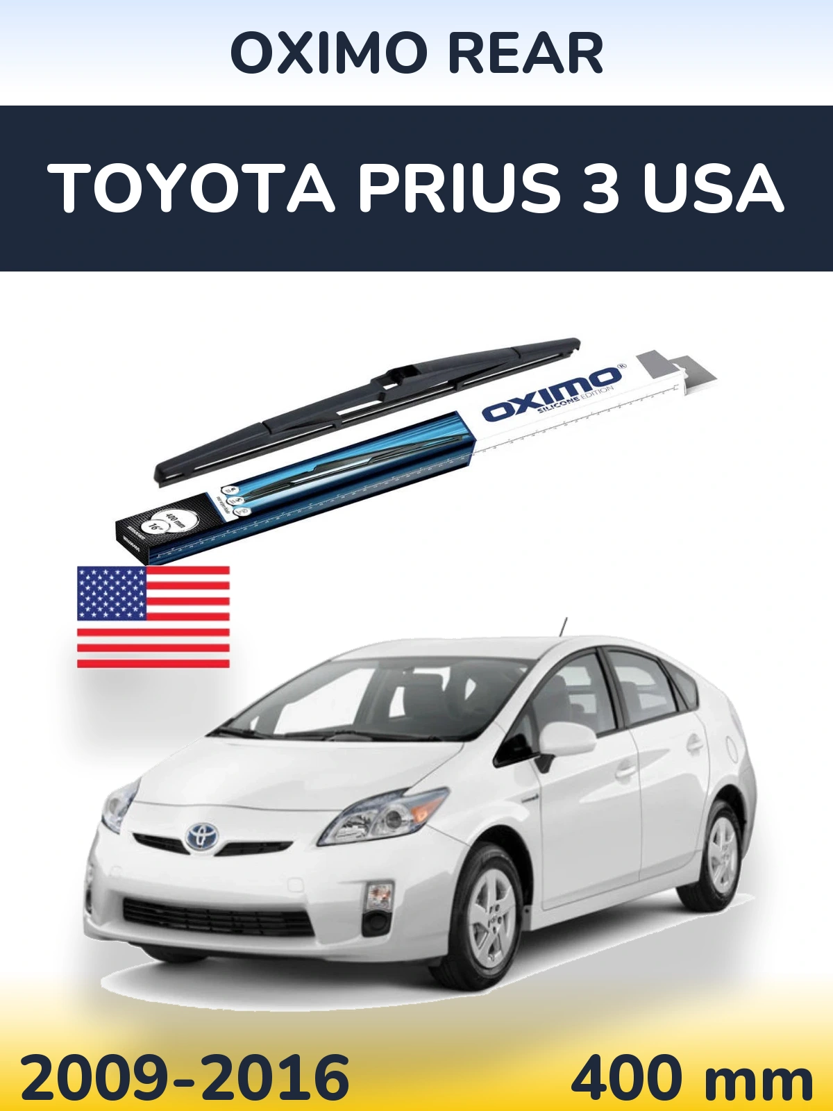 Ștergătoare Oximo Rear pentru Toyota Prius 3 USA