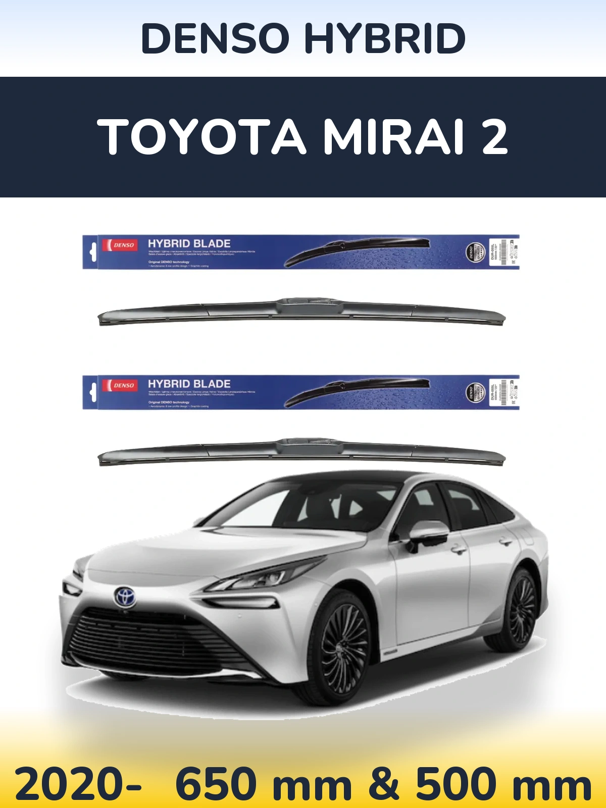 Ștergătoare Denso Hybrid pentru Toyota Mirai 2
