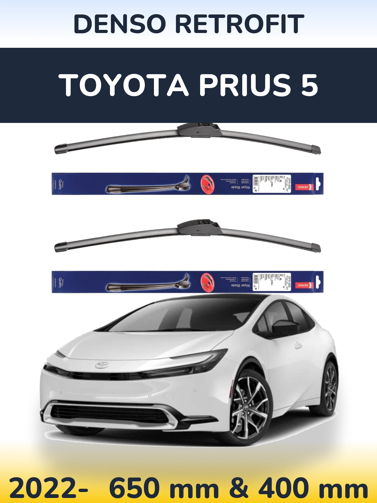Ștergătoare Denso Retrofit pentru Toyota Prius 5