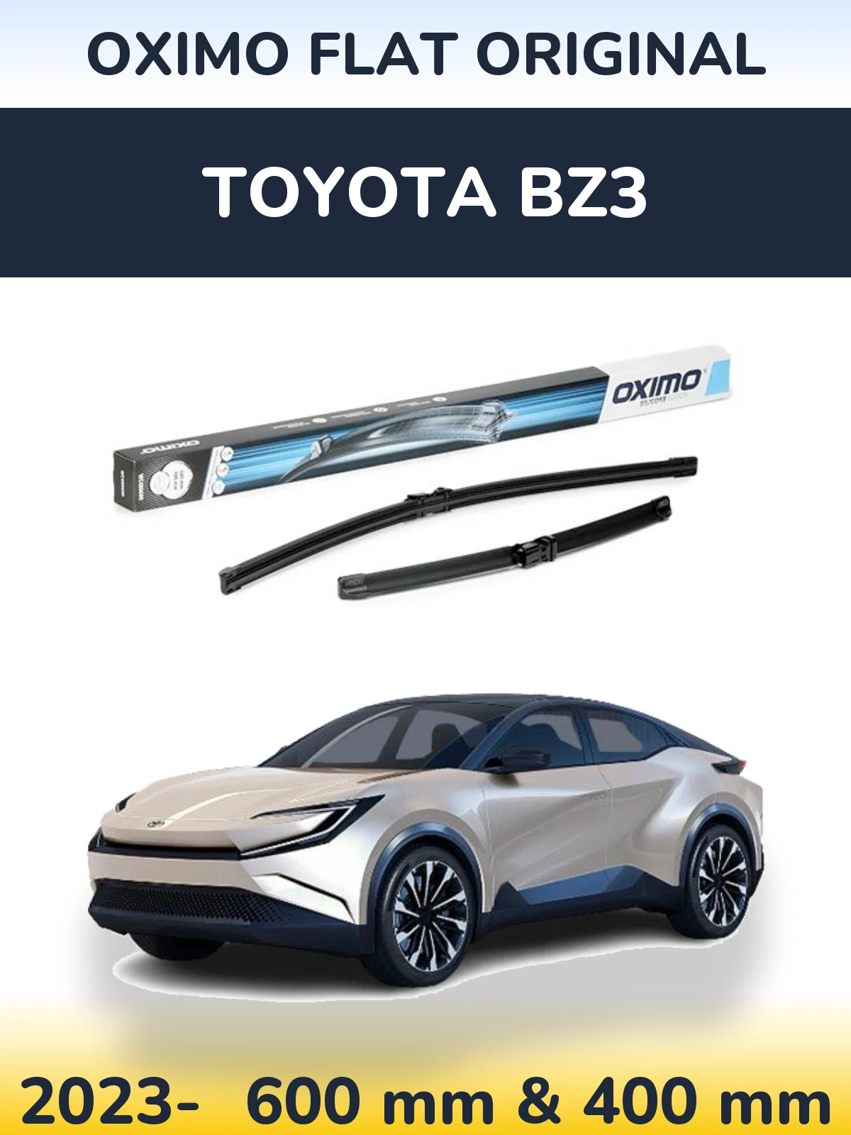 Ștergătoare Oximo Flat Original pentru Toyota bZ3