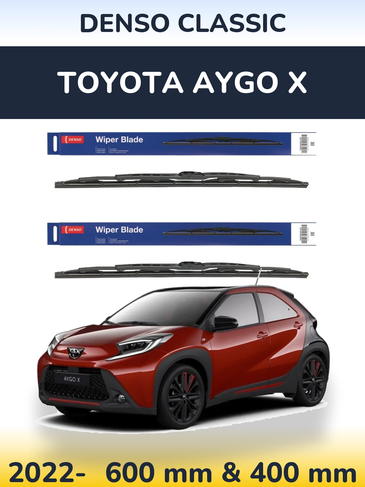 Ștergătoare Denso Classic pentru Toyota Aygo X