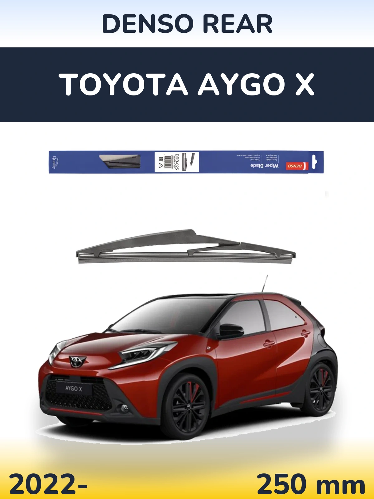 Ștergătoare Denso Rear pentru Toyota Aygo X