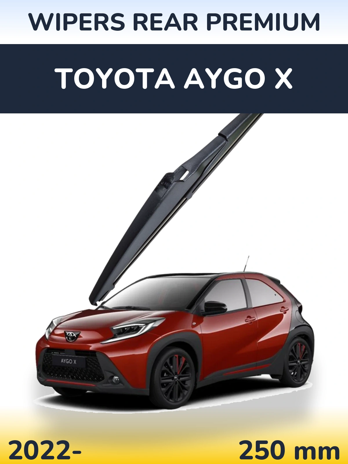 Ștergătoare WIPERS REAR PREMIUM pentru Toyota Aygo X