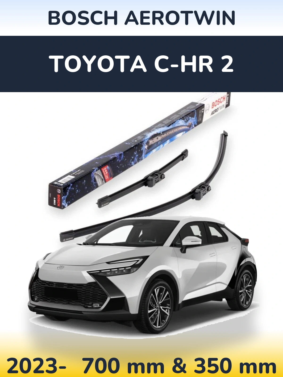 Ștergătoare BOSCH AeroTwin pentru Toyota C-HR 2