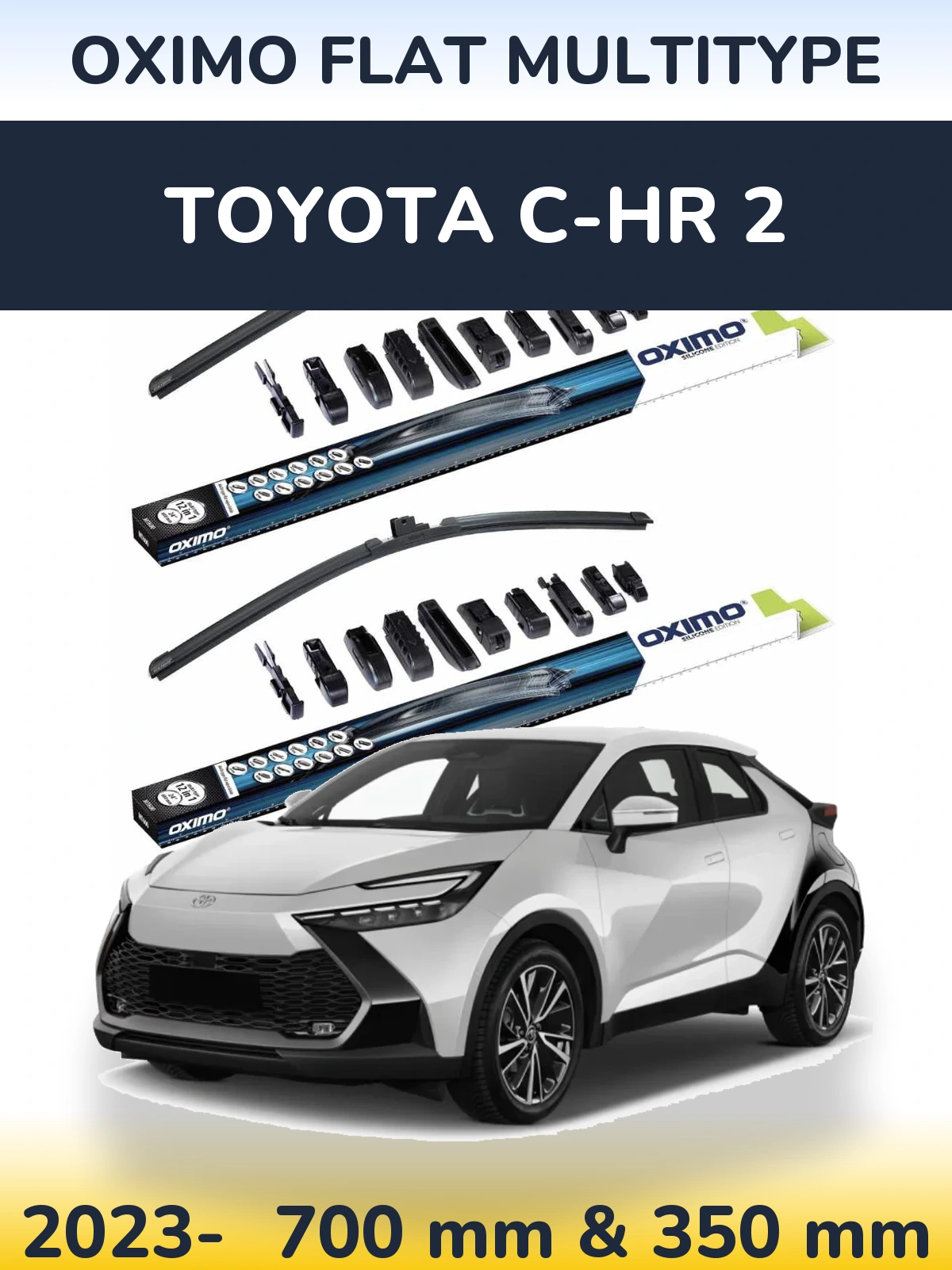 Ștergătoare Oximo Flat MultiTipe pentru Toyota C-HR 2