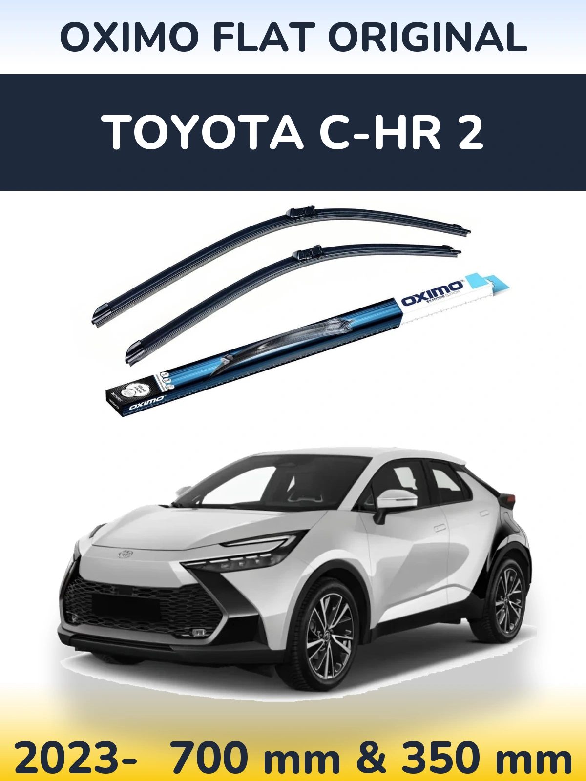 Ștergătoare Oximo Flat Original pentru Toyota C-HR 2