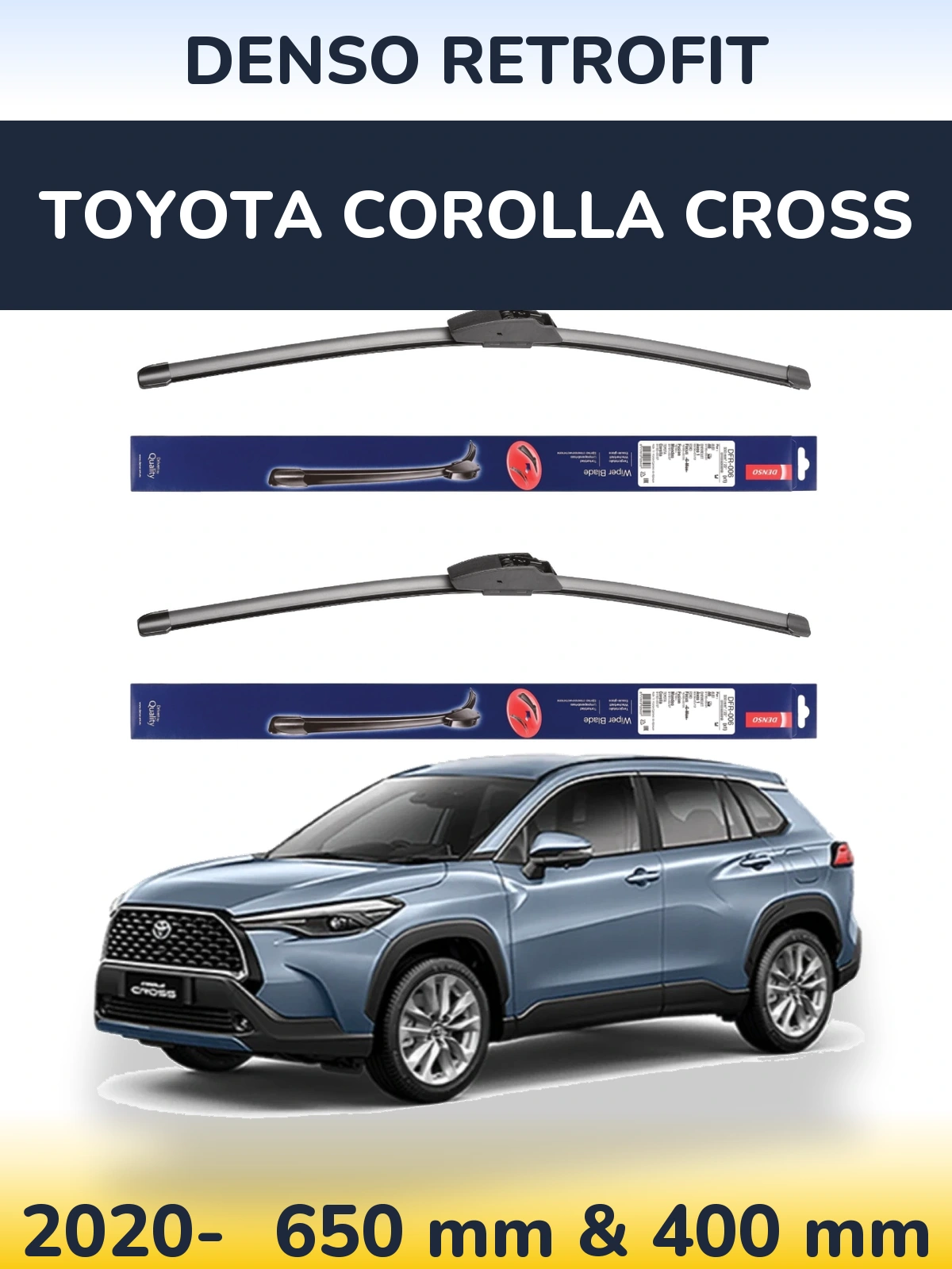 Ștergătoare Denso Retrofit pentru Toyota Corolla Cross