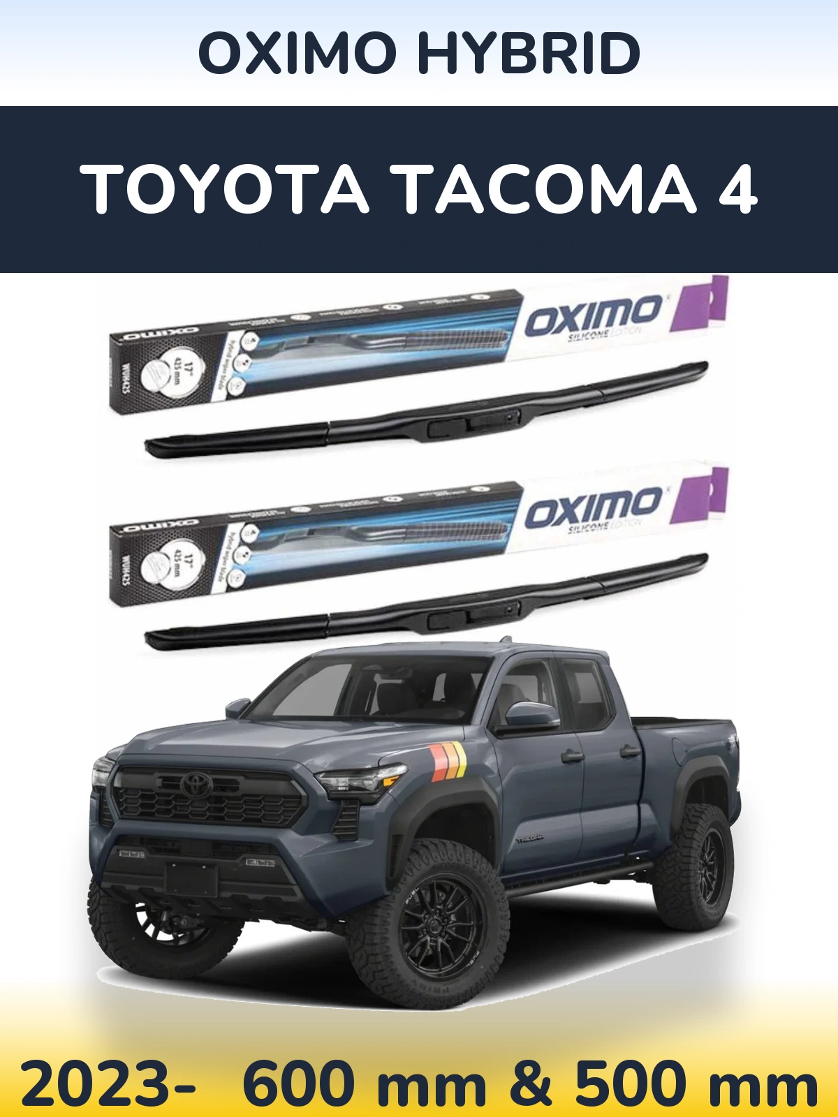 Ștergătoare Oximo Hybrid pentru Toyota Tacoma 4