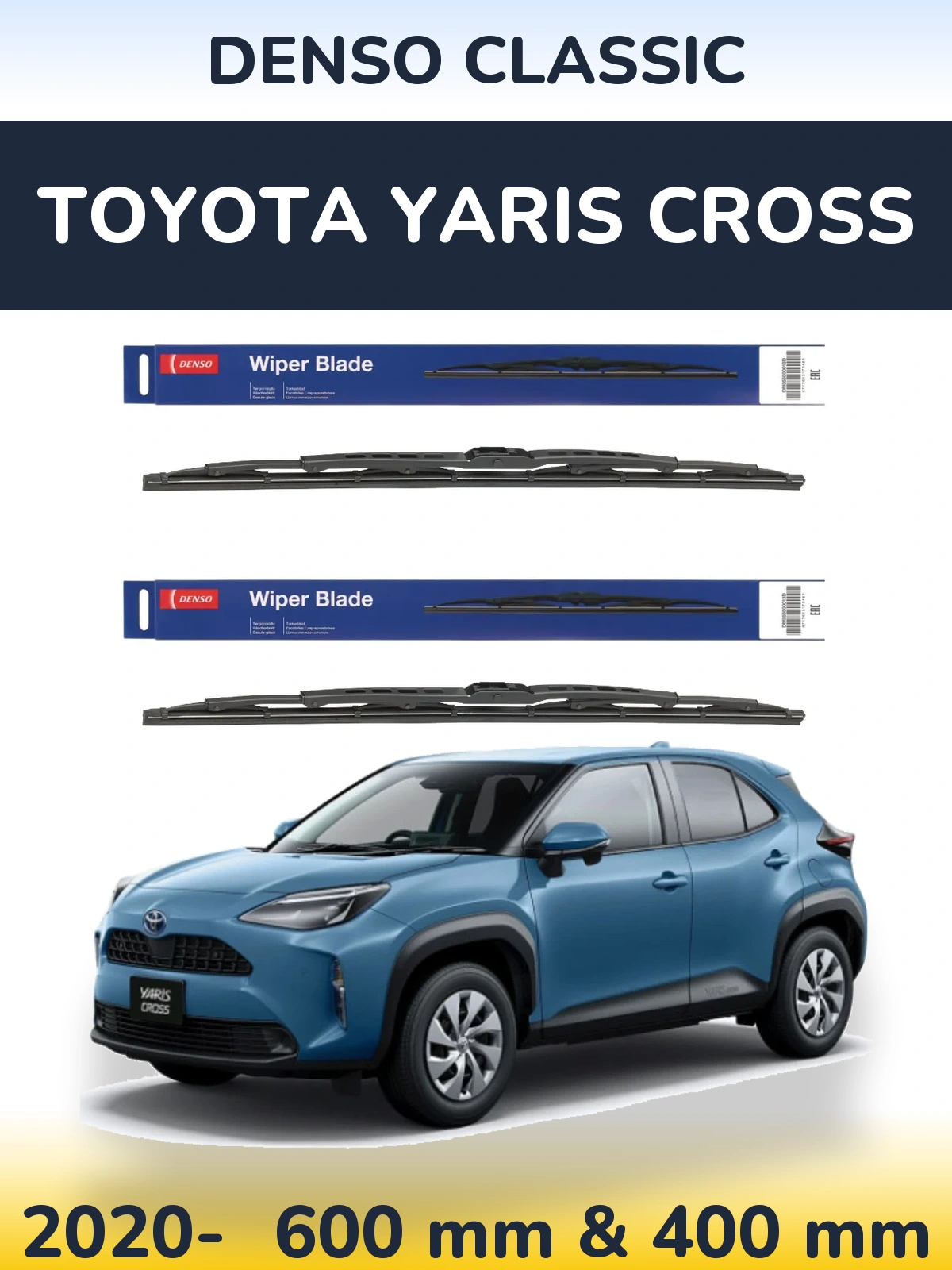 Ștergătoare Denso Classic pentru Toyota Yaris Cross