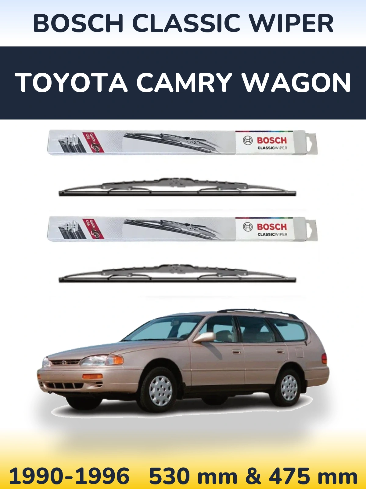 Ștergătoare BOSCH Classic Wiper pentru Toyota Camry Wagon