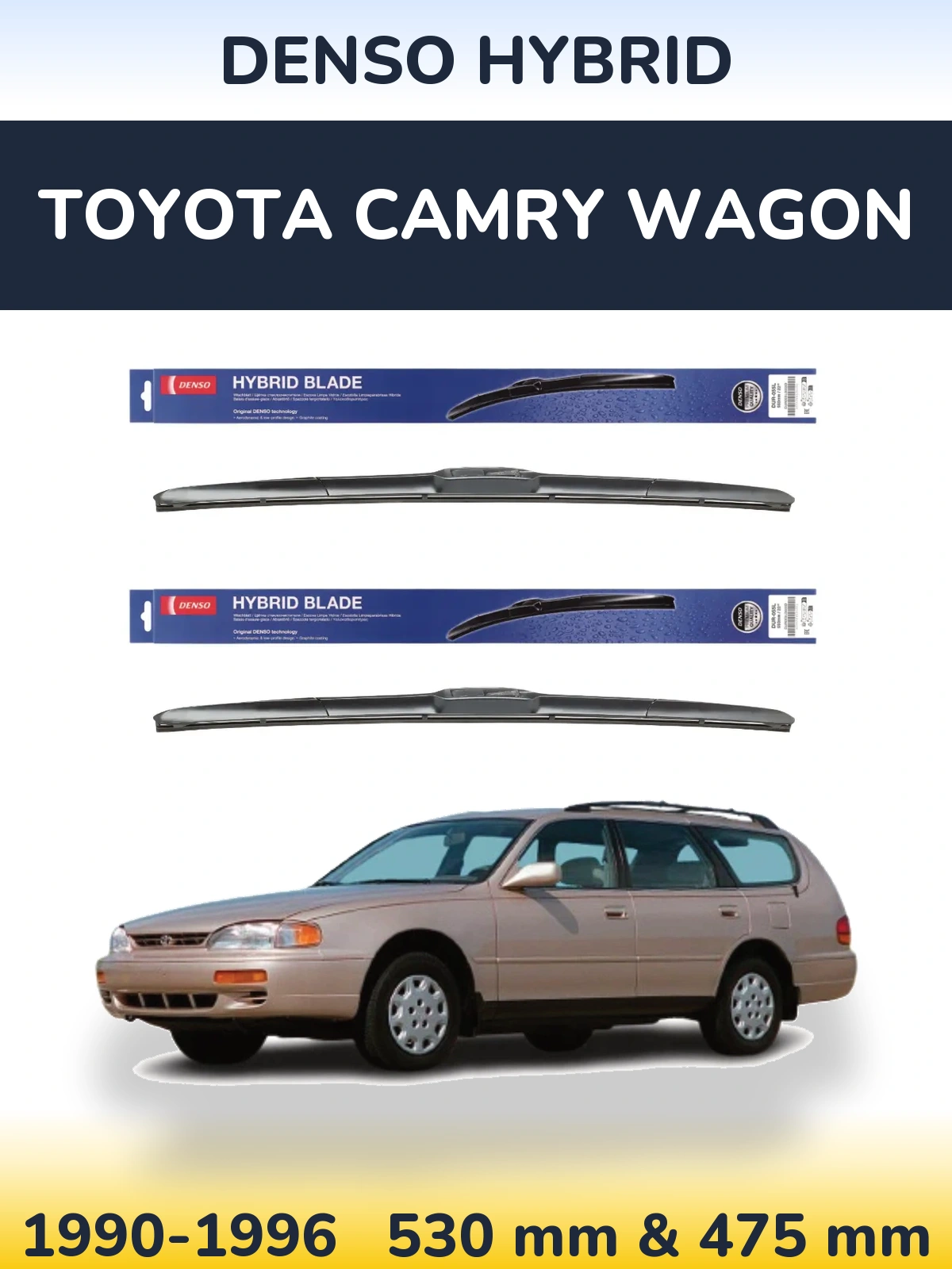 Ștergătoare Denso Hybrid pentru Toyota Camry Wagon