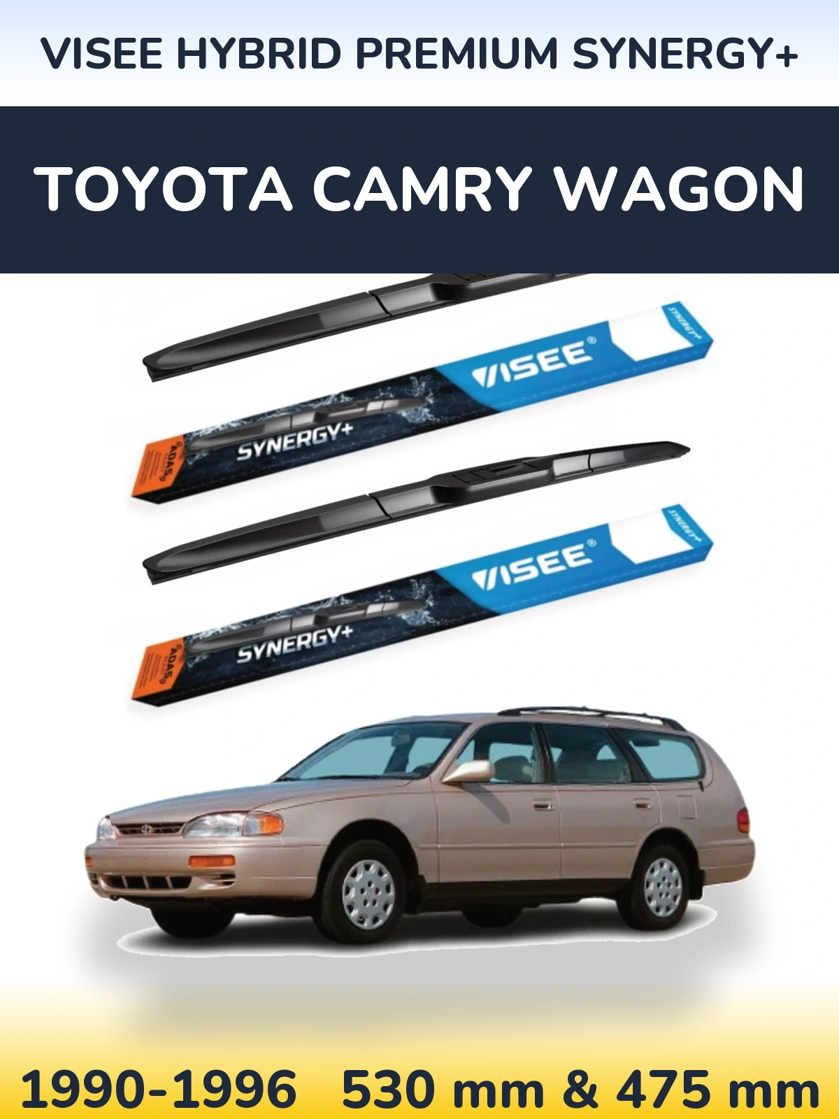 Ștergătoare VISEE HYBRID PREMIUM SYNERGY+ pentru Toyota Camry Wagon