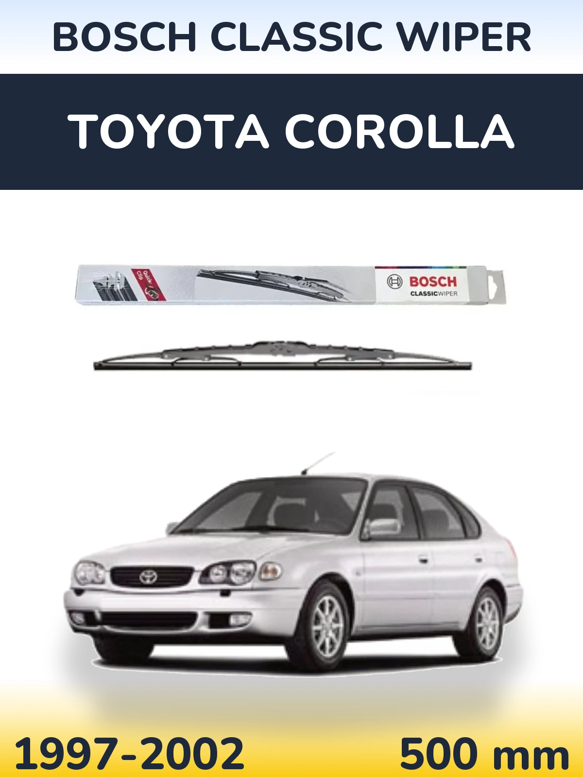 Ștergătoare BOSCH Classic Wiper pentru Toyota Corolla