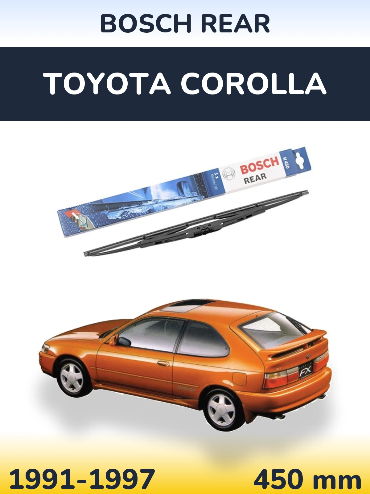 Ștergătoare BOSCH Rear pentru Toyota Corolla