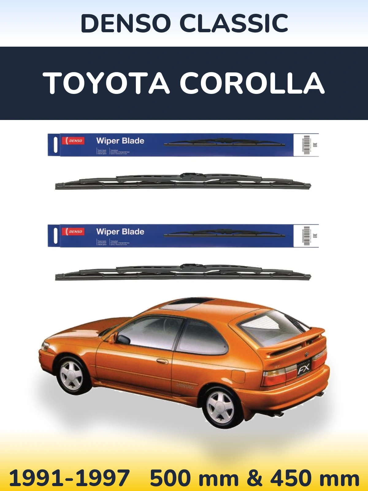 Ștergătoare Denso Classic pentru Toyota Corolla