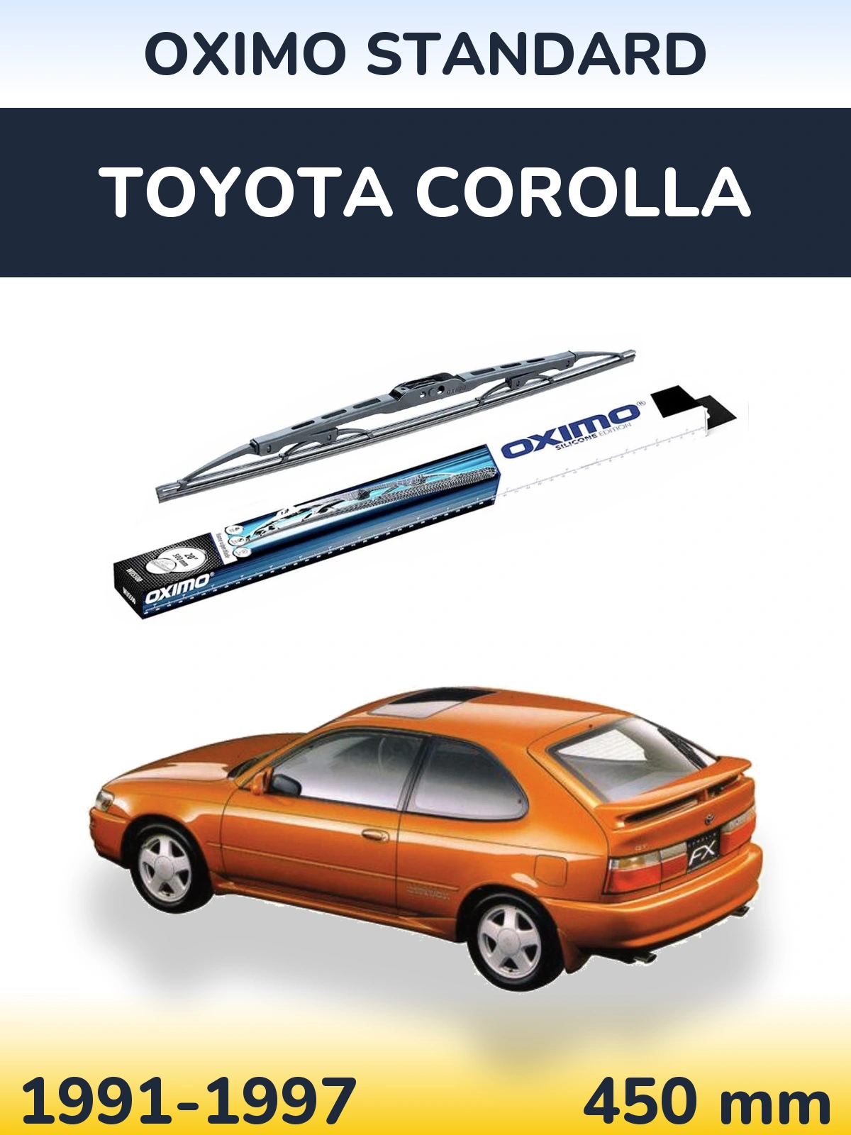 Ștergătoare Oximo Standard pentru Toyota Corolla