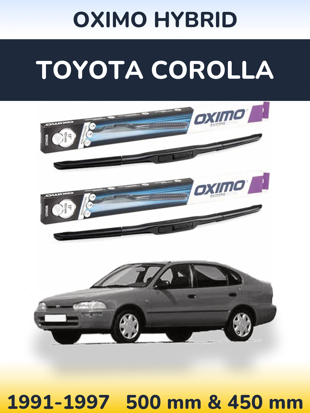 Ștergătoare Oximo Hybrid pentru Toyota Corolla