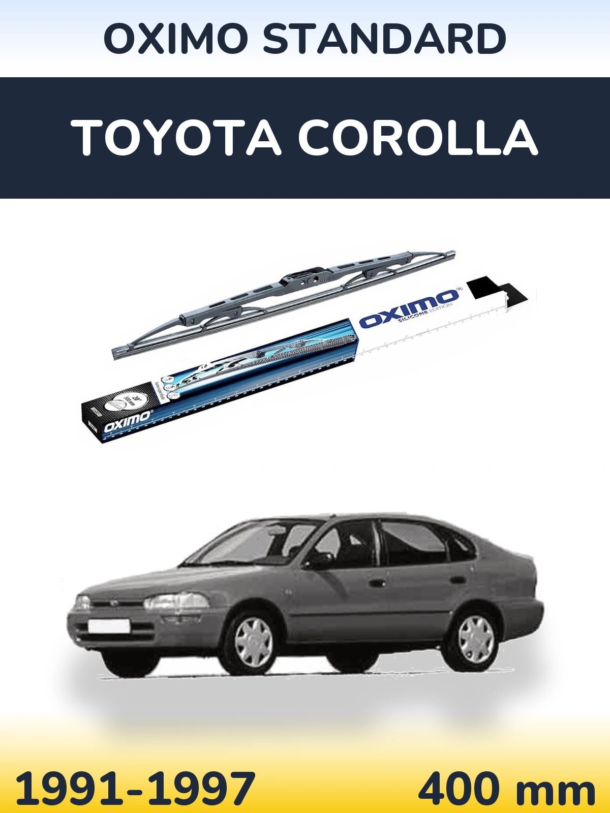 Ștergătoare Oximo Standard pentru Toyota Corolla