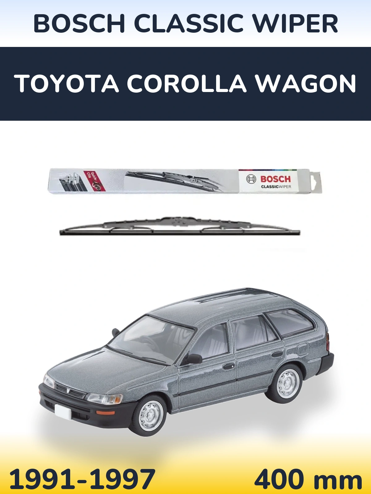 Ștergătoare BOSCH Classic Wiper pentru Toyota Corolla Wagon
