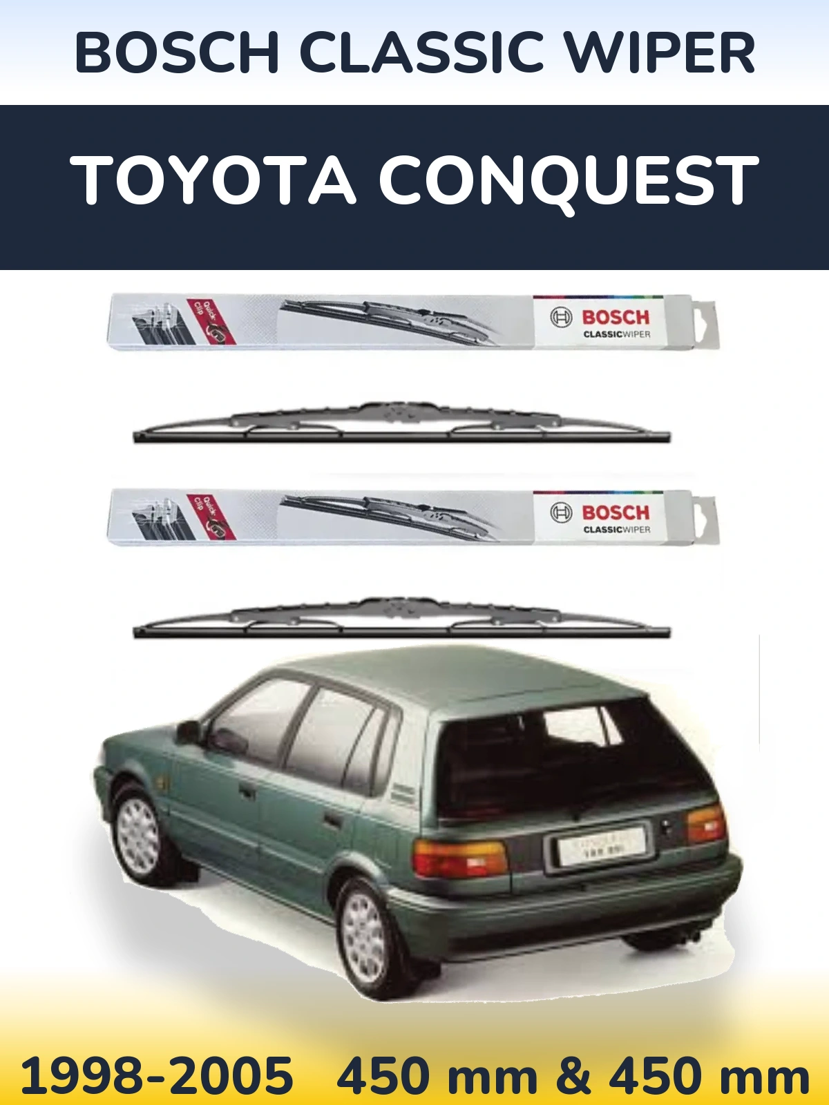 Ștergătoare BOSCH Classic Wiper pentru Toyota Conquest