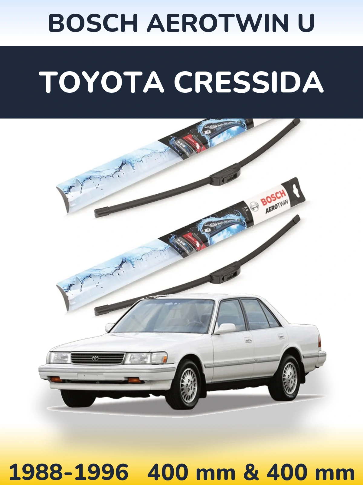 Ștergătoare BOSCH AeroTwin U pentru Toyota Cressida