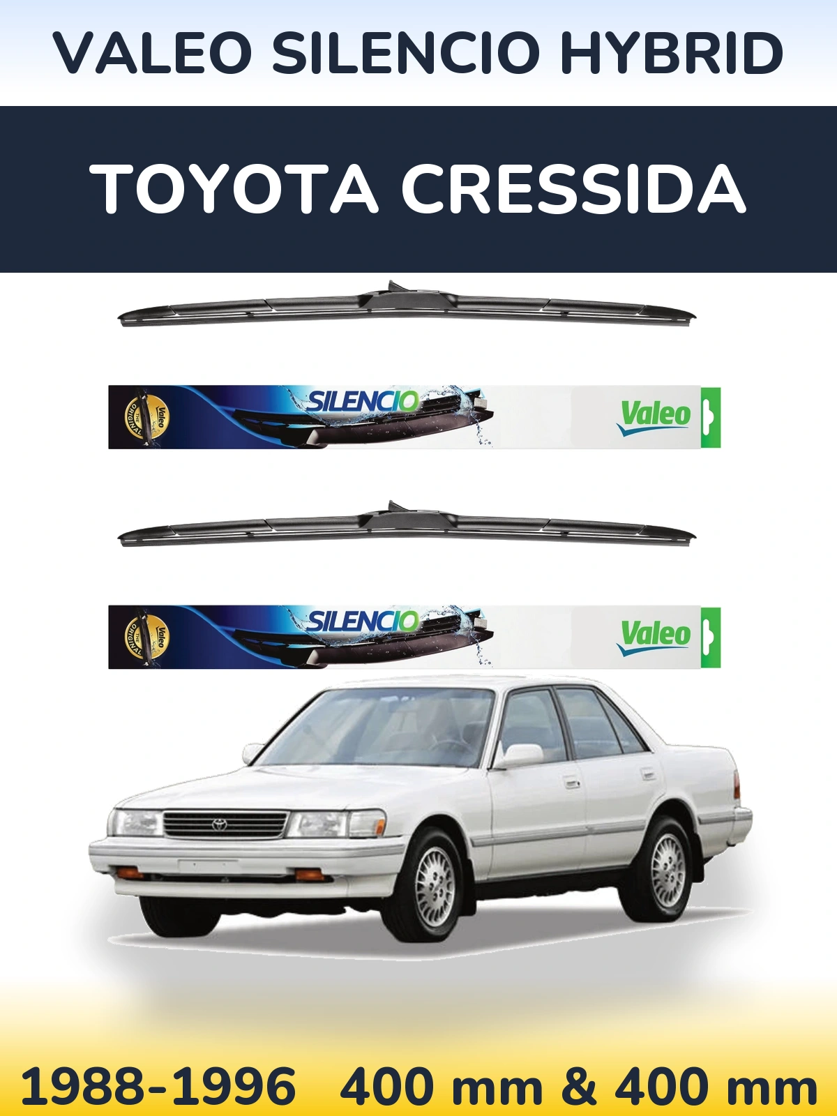 Ștergătoare Valeo Silencio Hybrid pentru Toyota Cressida