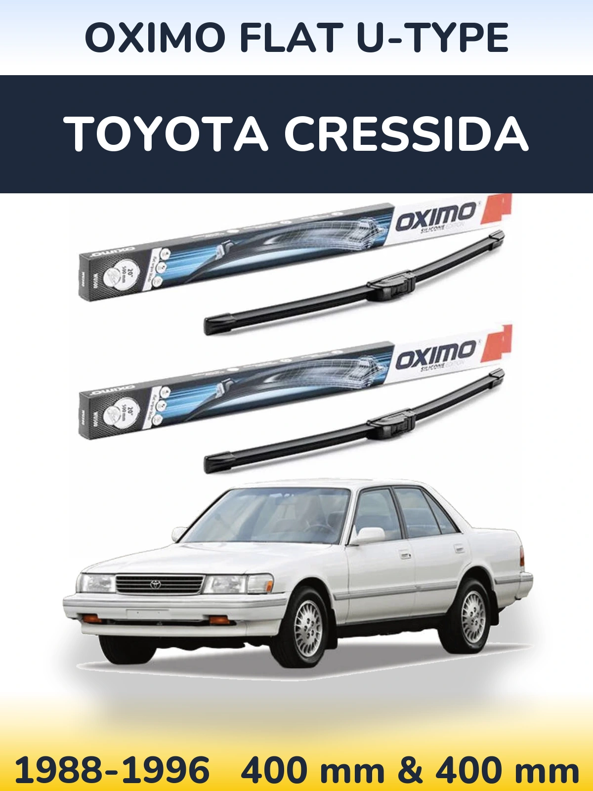 Ștergătoare Oximo Flat U-type pentru Toyota Cressida