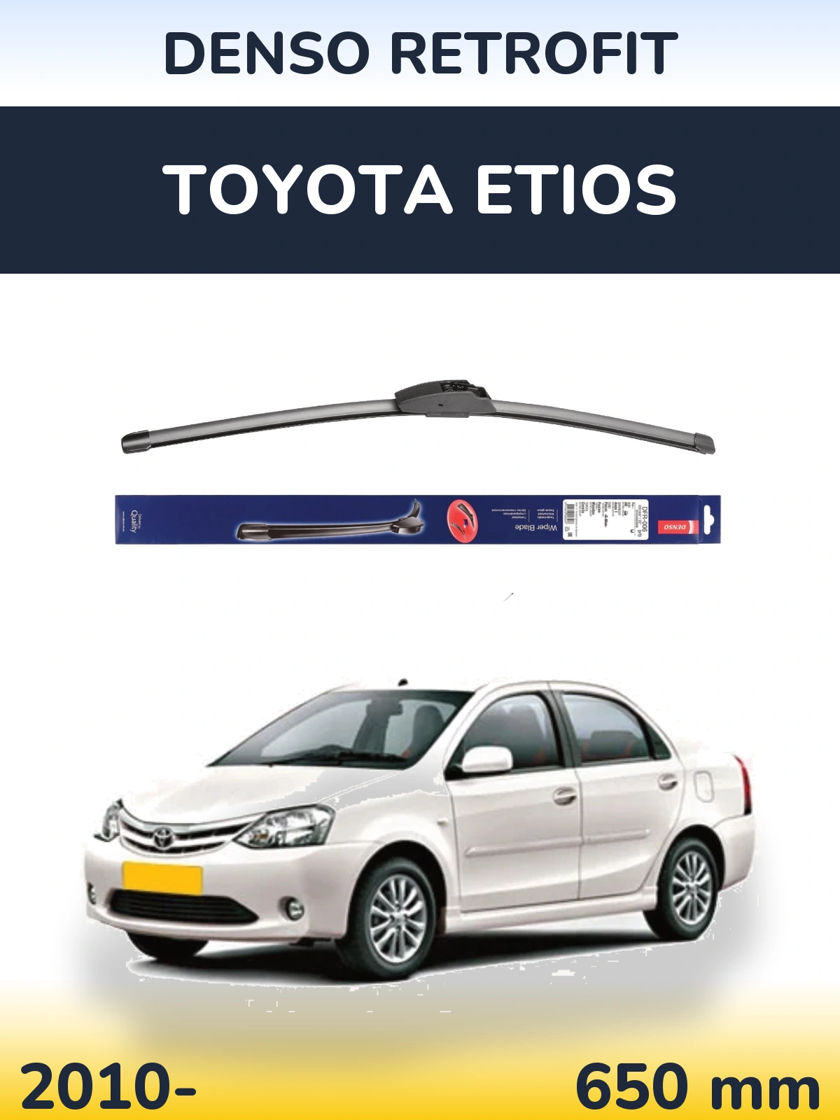 Ștergătoare Denso Retrofit pentru Toyota Etios