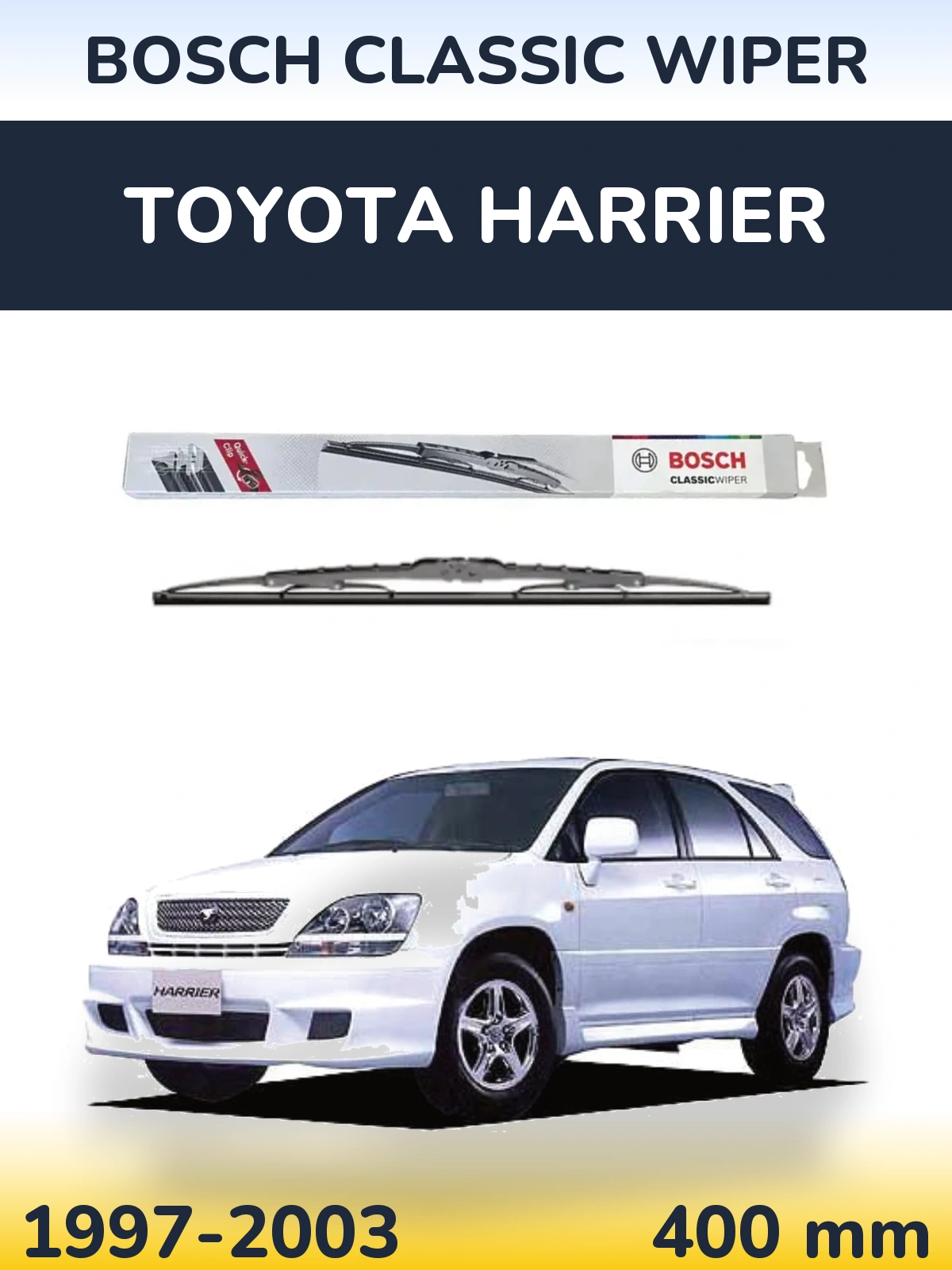 Ștergătoare BOSCH Classic Wiper pentru Toyota Harrier