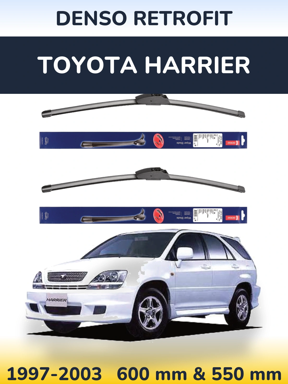 Ștergătoare Denso Retrofit pentru Toyota Harrier