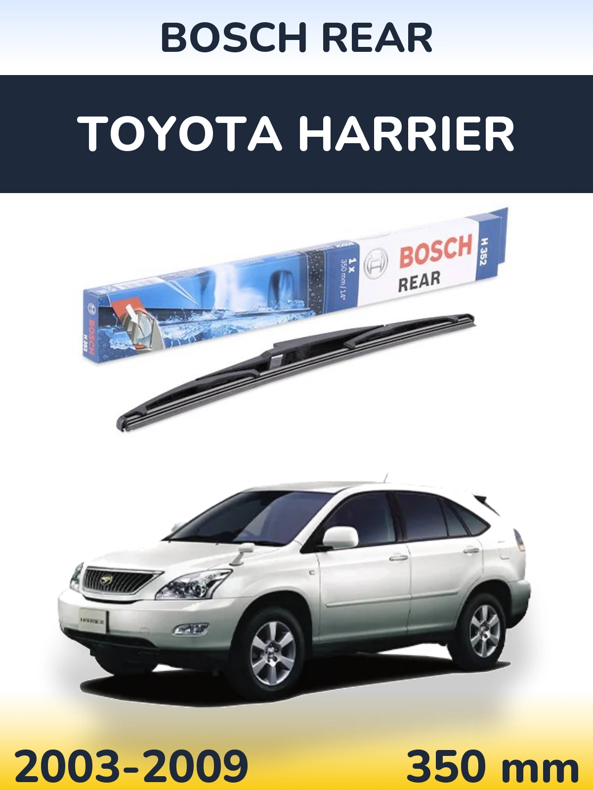 Ștergătoare BOSCH Rear pentru Toyota Harrier