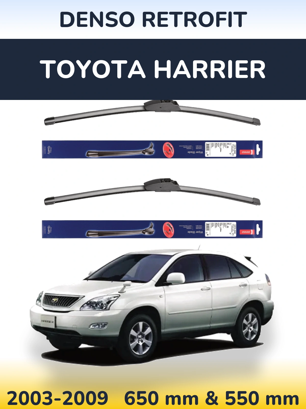 Ștergătoare Denso Retrofit pentru Toyota Harrier