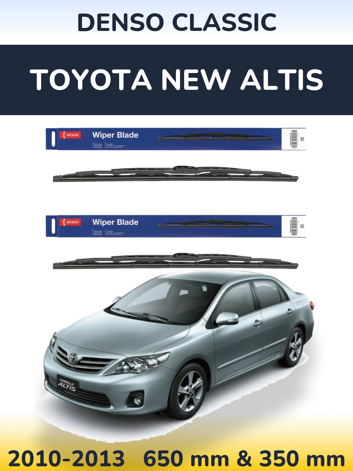 Ștergătoare Denso Classic pentru Toyota New Altis