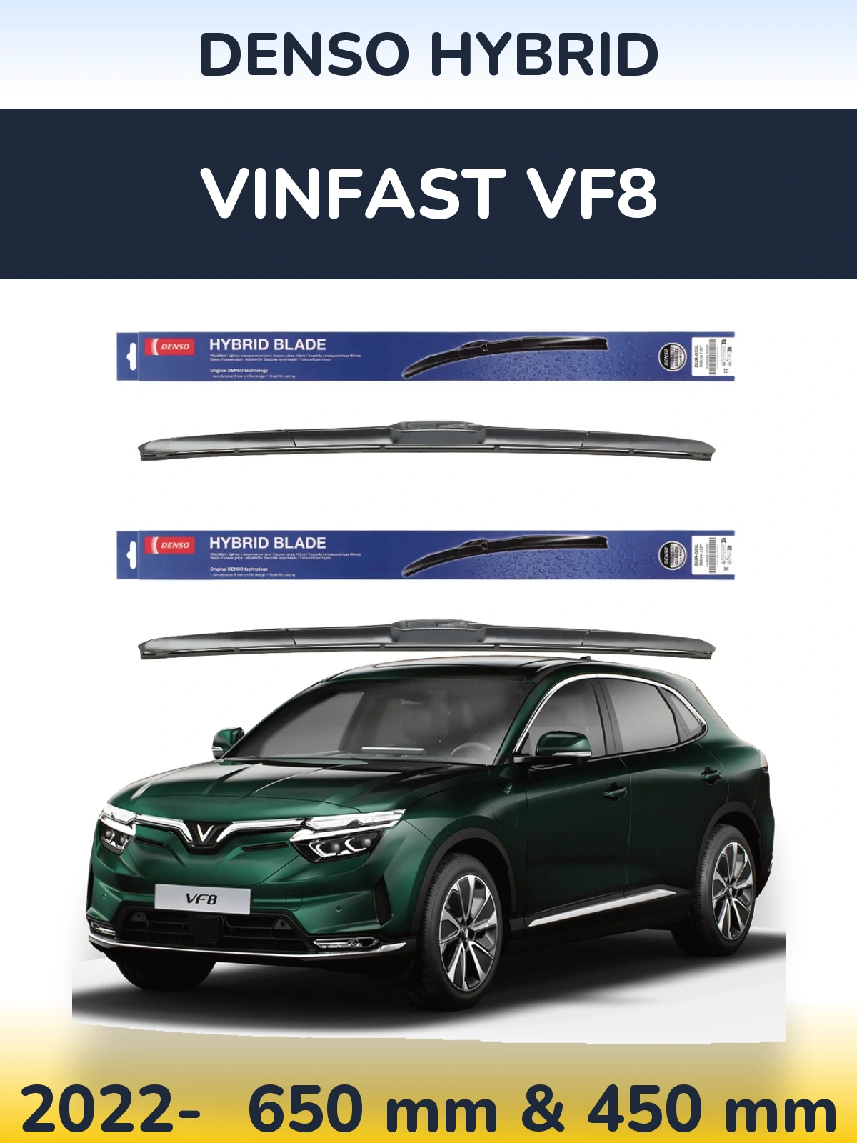 Ștergătoare Denso Hybrid pentru Vinfast VF8