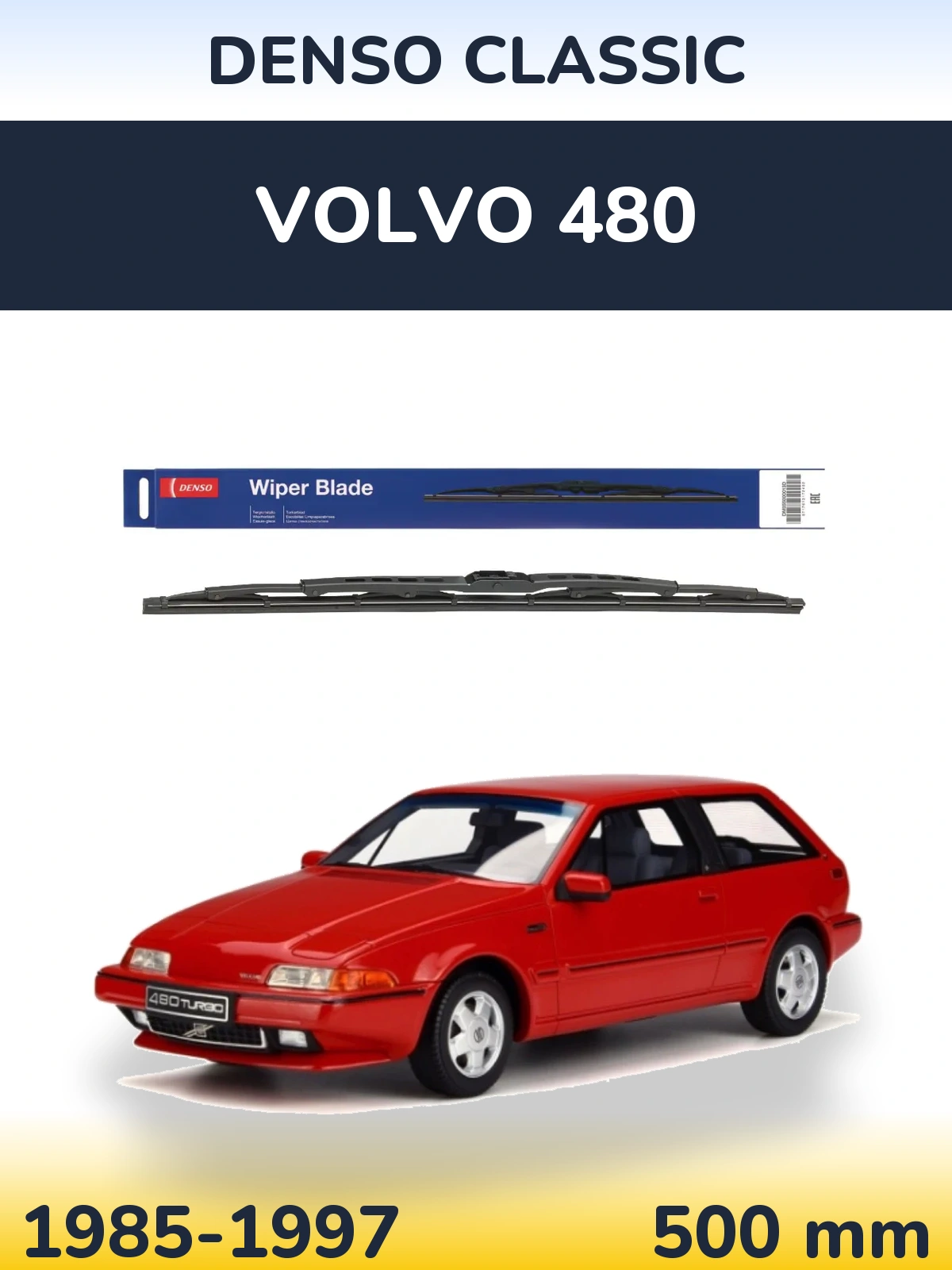 Ștergătoare Denso Classic pentru Volvo 480