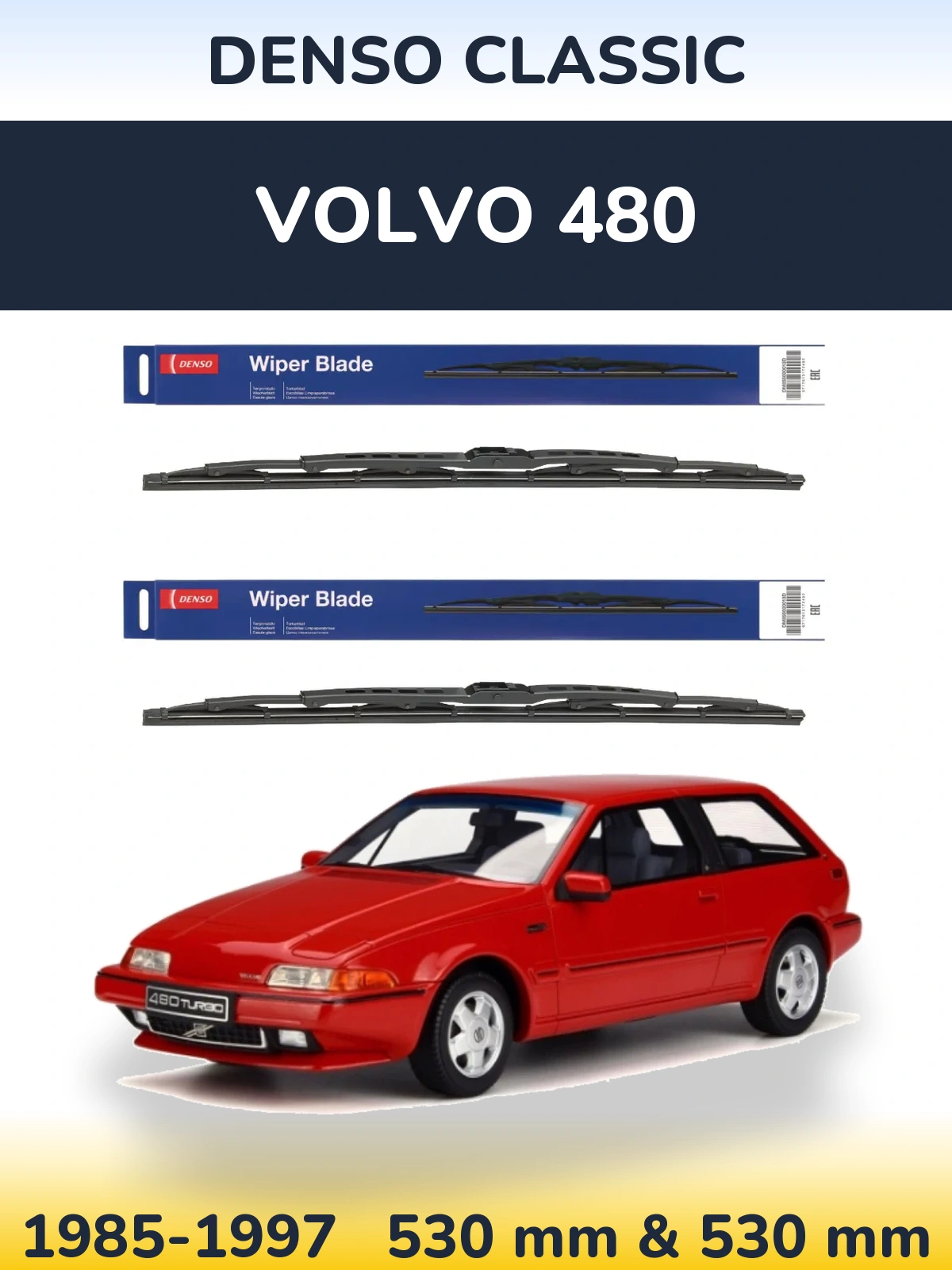 Ștergătoare Denso Classic pentru Volvo 480