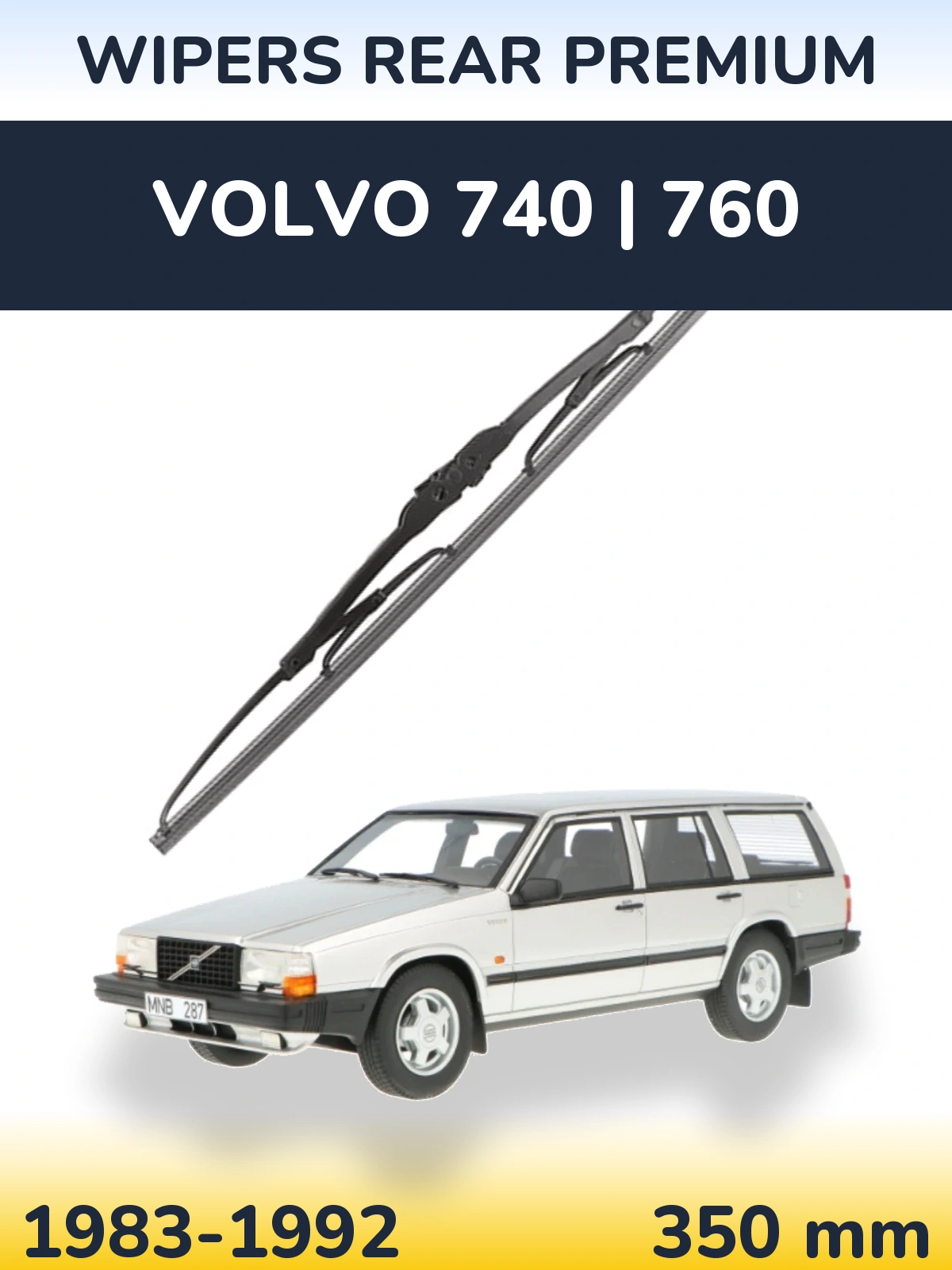 Ștergătoare WIPERS REAR PREMIUM pentru Volvo 740 | 760