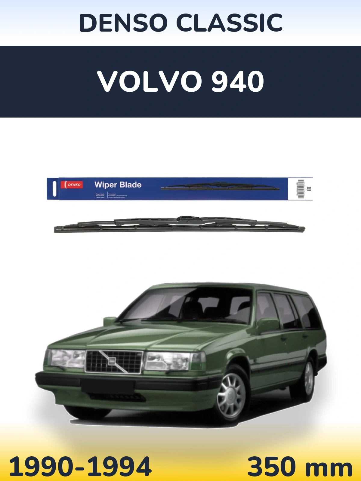 Ștergătoare Denso Classic pentru Volvo 940