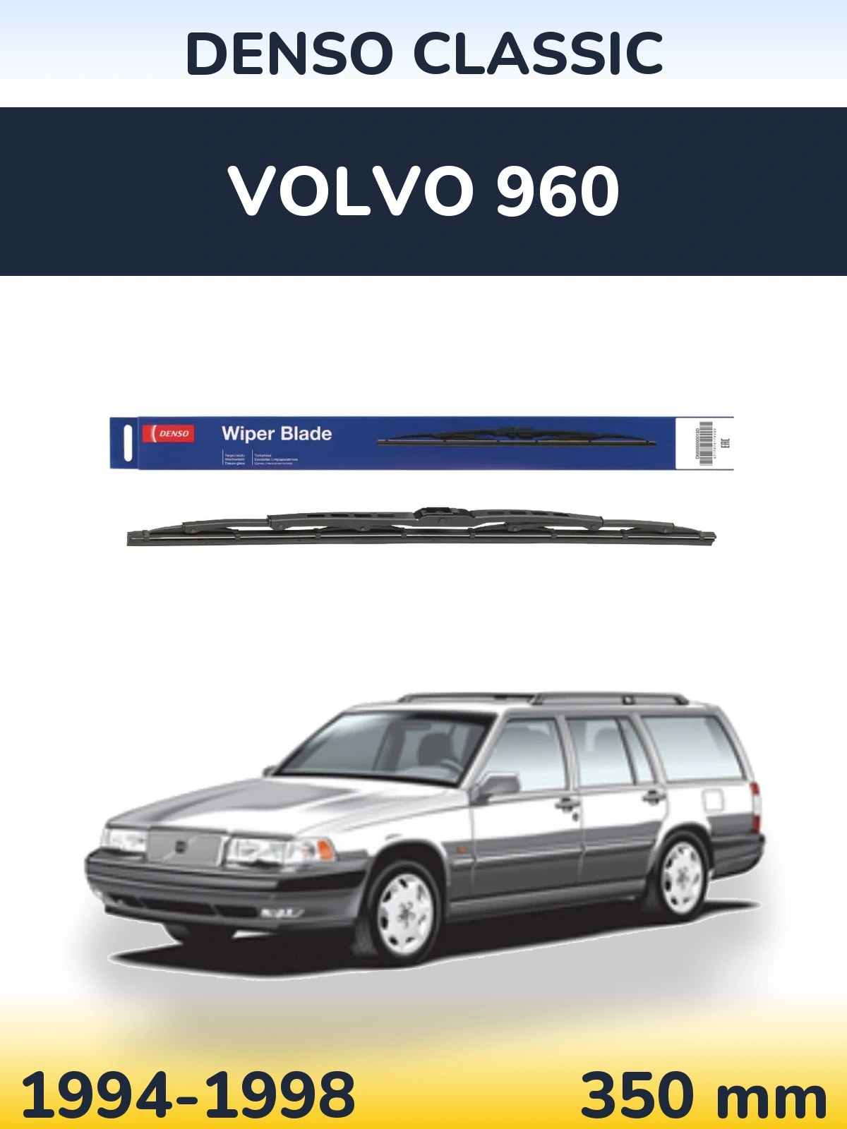 Ștergătoare Denso Classic pentru Volvo 960