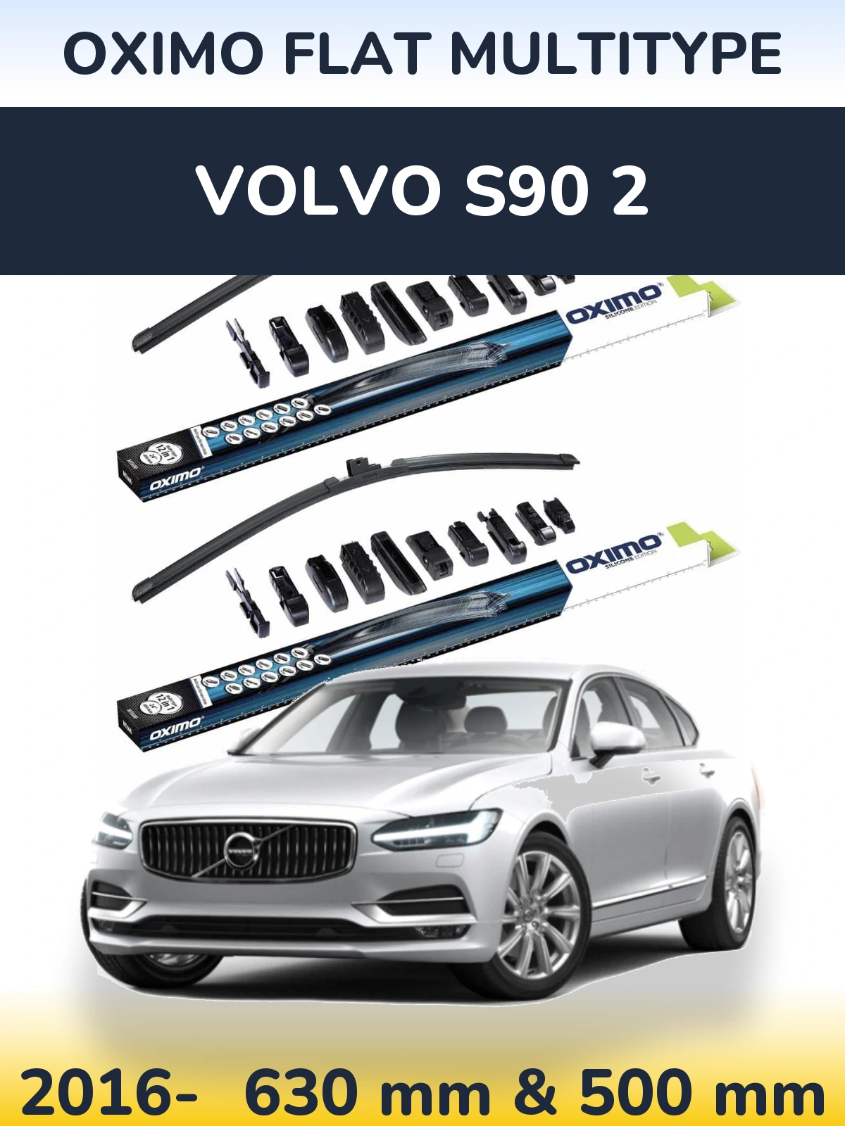 Ștergătoare Oximo Flat MultiTipe pentru Volvo S90 2