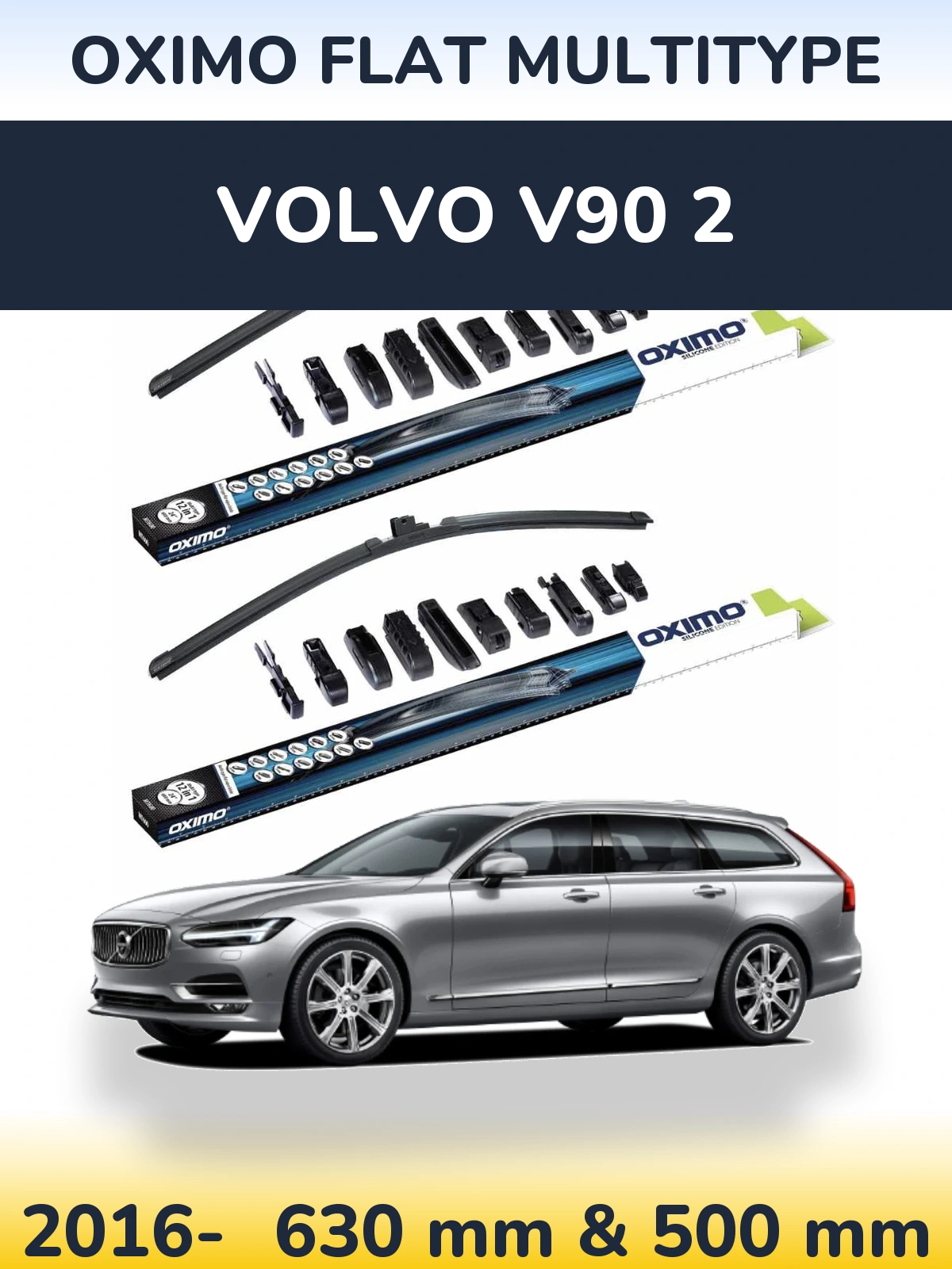 Ștergătoare Oximo Flat MultiTipe pentru Volvo V90 2