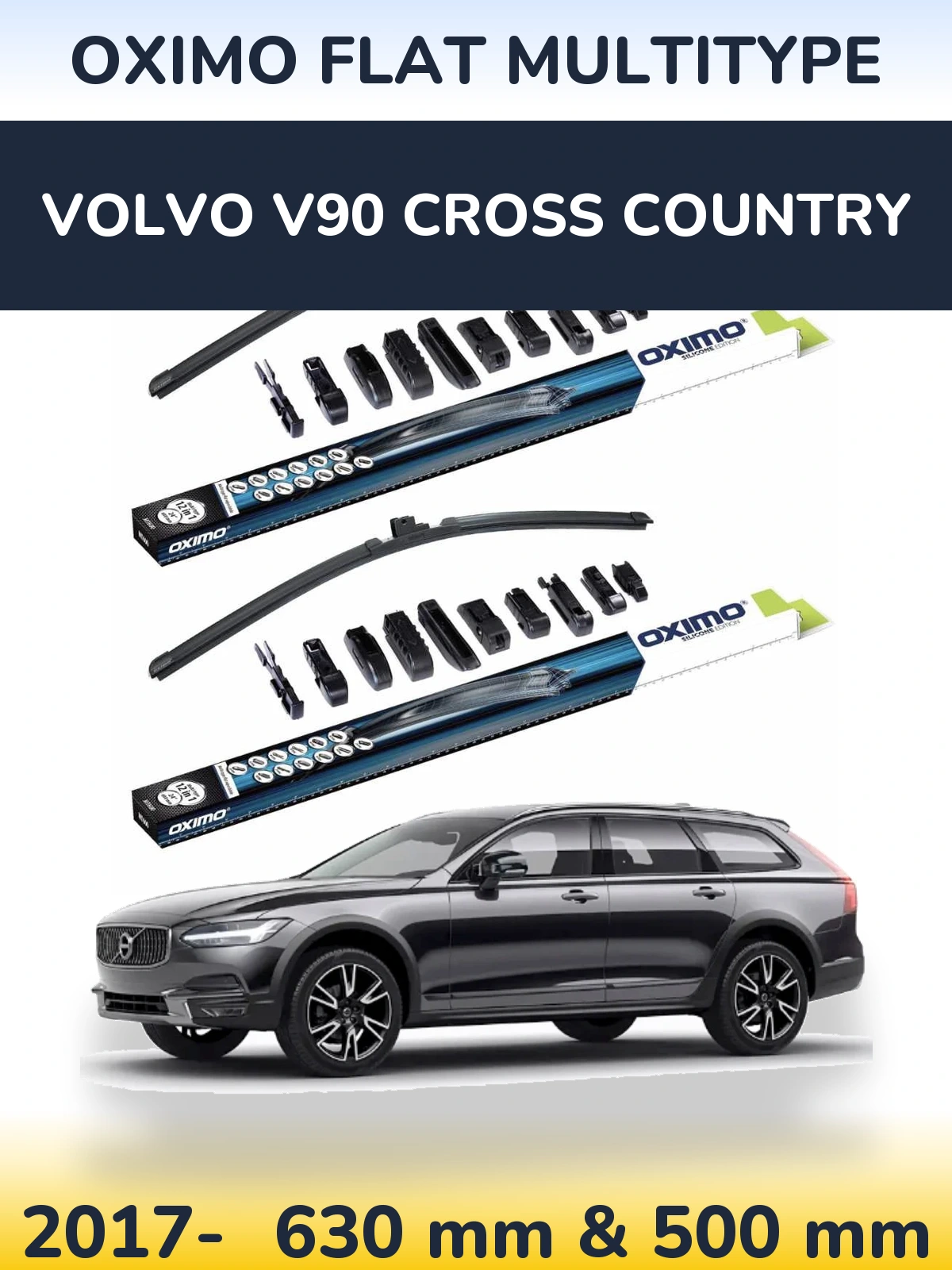 Ștergătoare Oximo Flat MultiTipe pentru Volvo V90 Cross Country